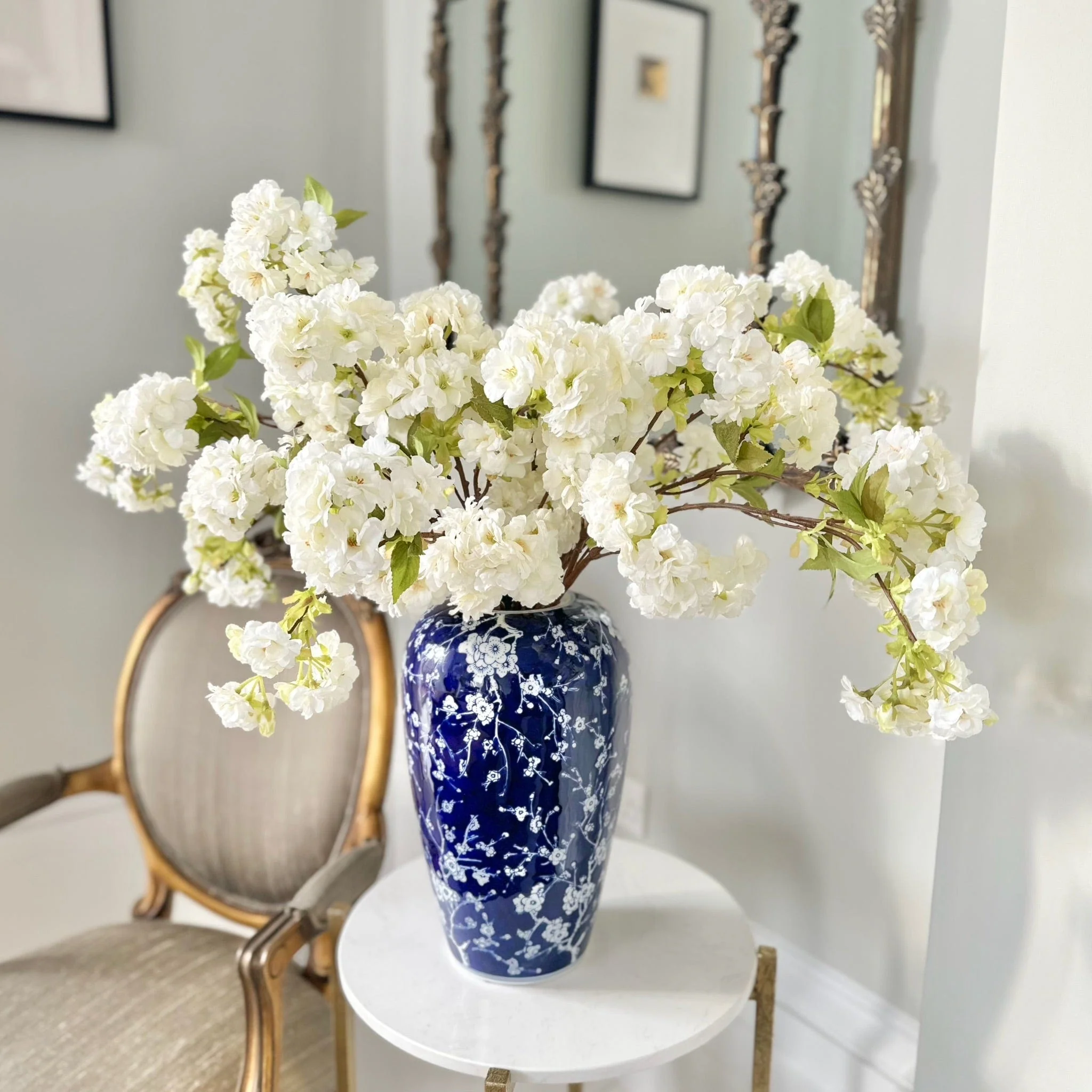 Artificial White Cherry Blossom - Image 7