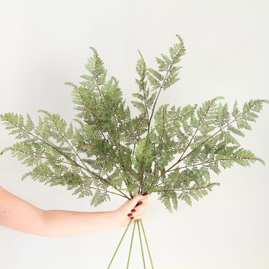 Artificial Green Bracken Fern - Image 5