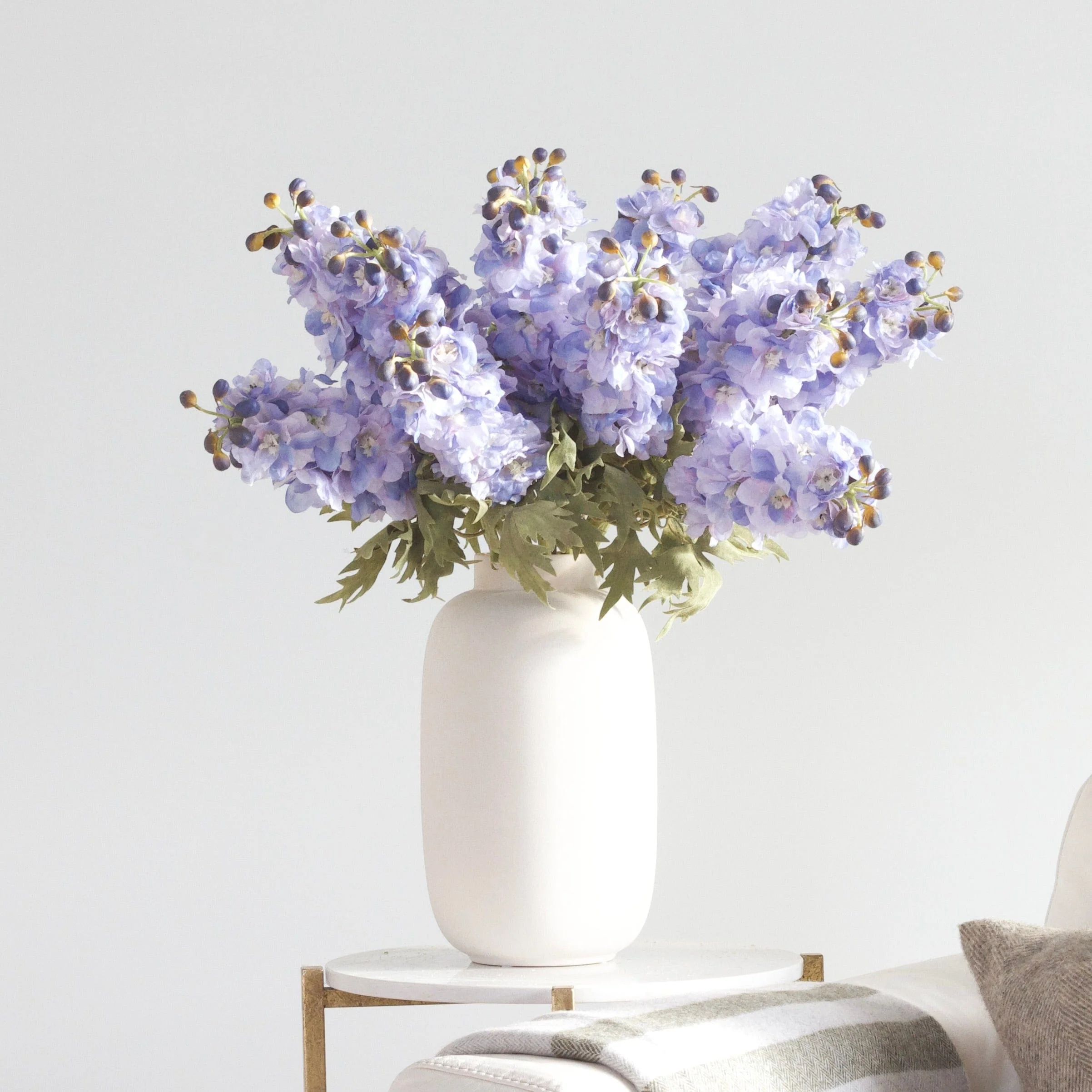 Artificial Blue Delphinium - Image 4