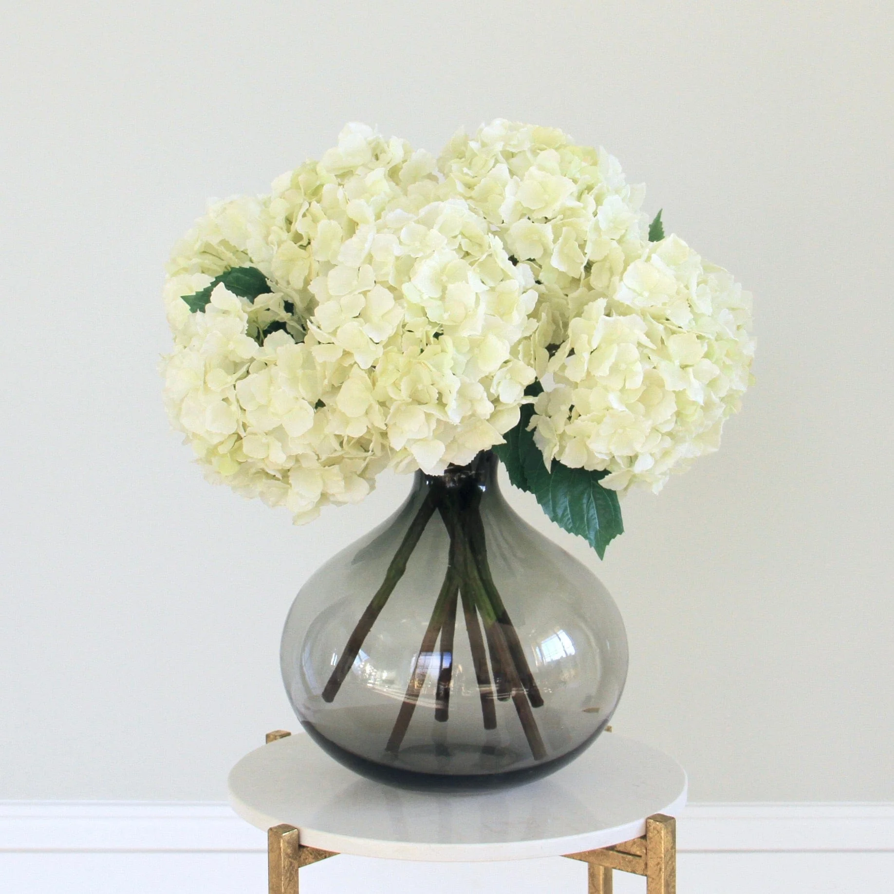Artificial Cream Hydrangea Lacecap - Image 6
