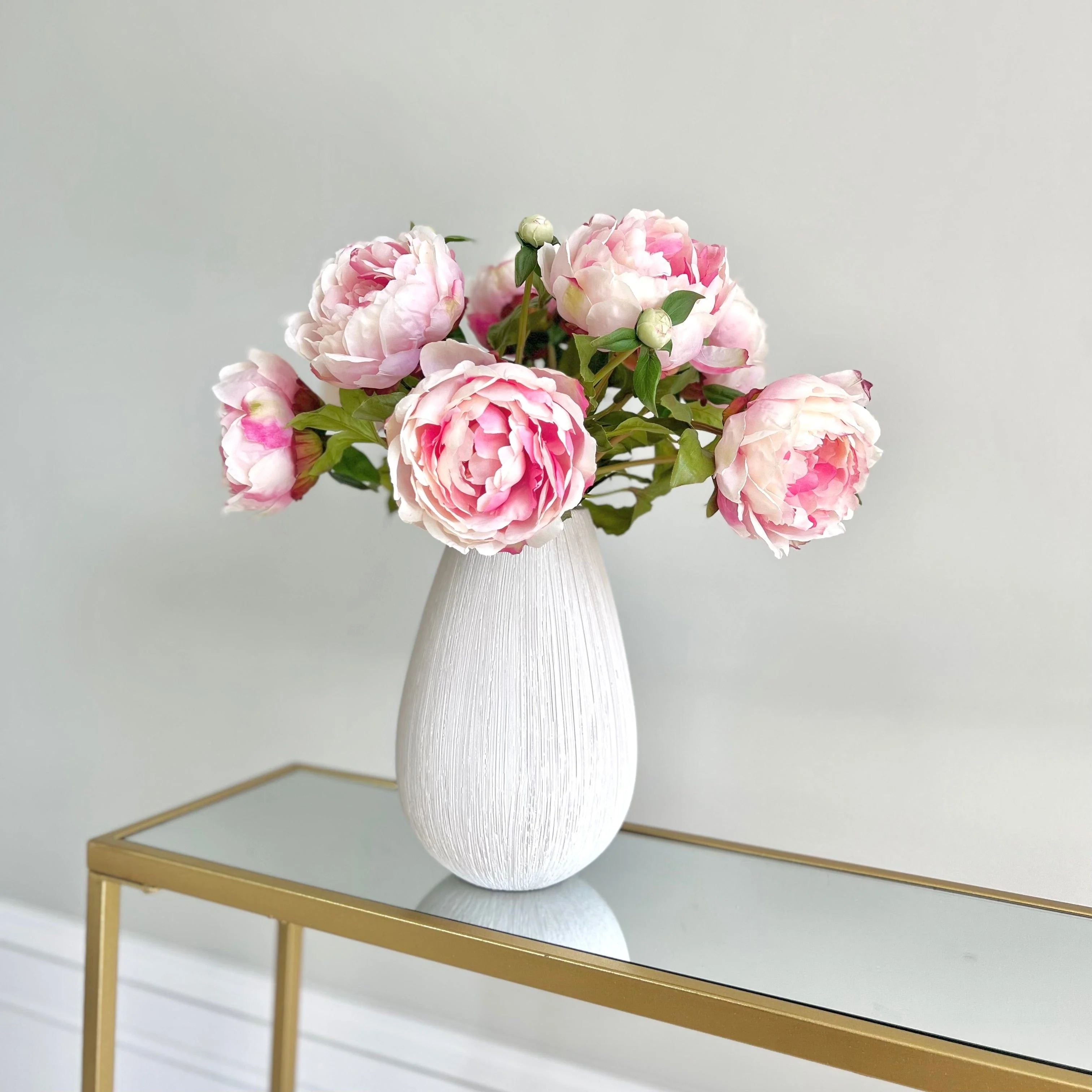 Artificial Pink Classic Peony - Image 3