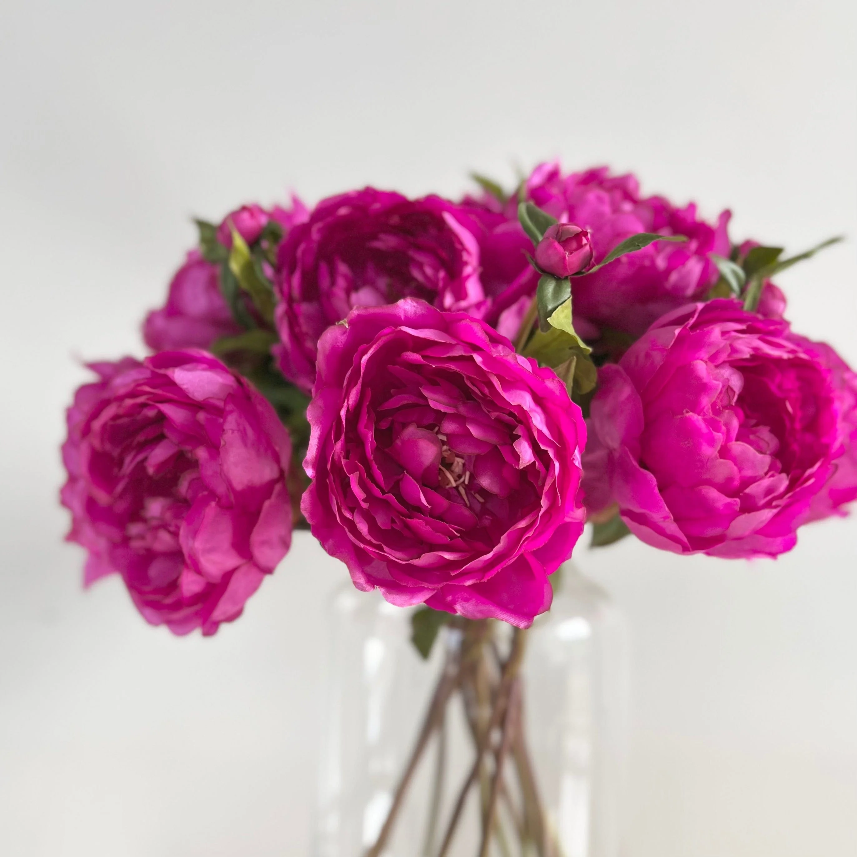 Artificial Fuchsia Peony - Image 3