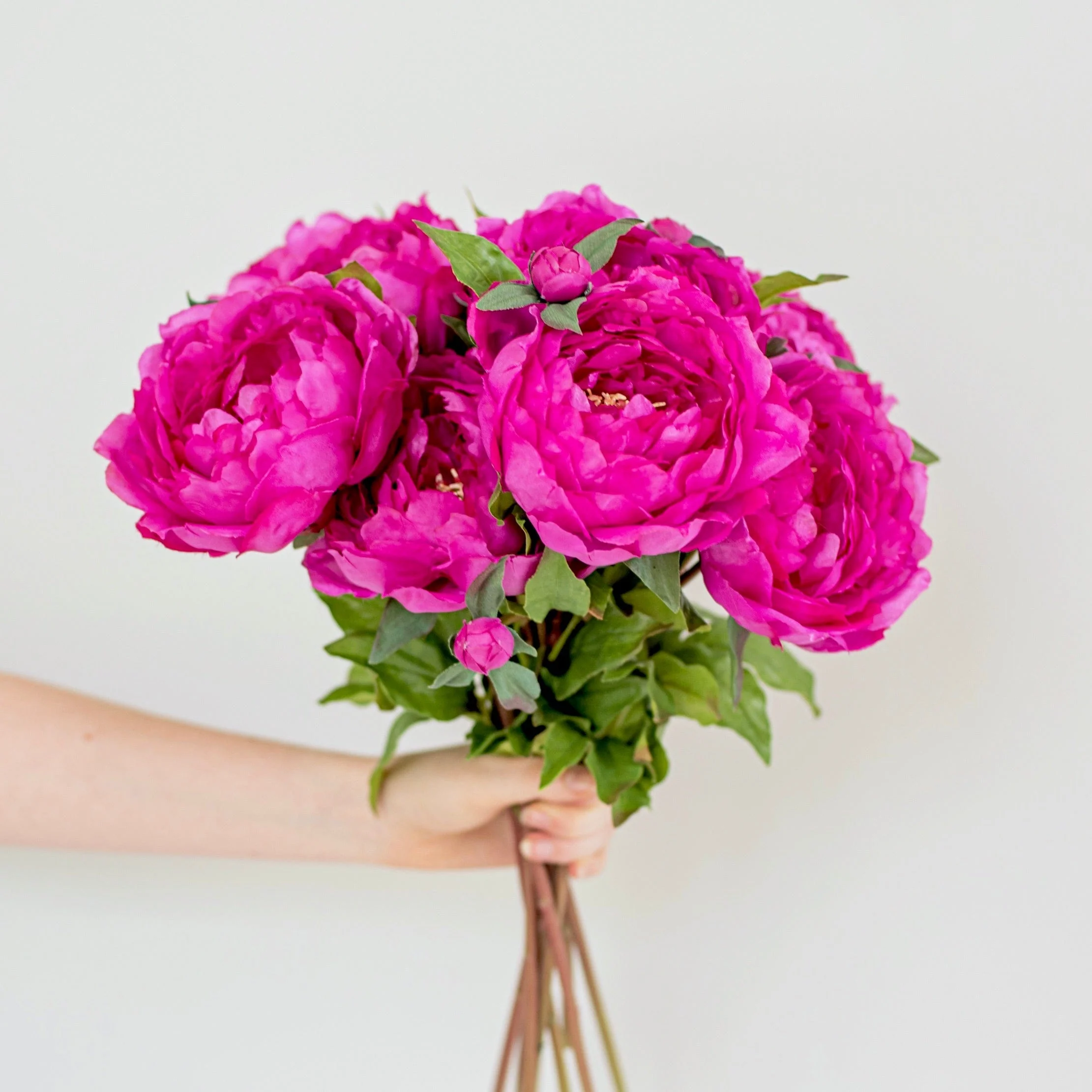 Artificial Fuchsia Peony - Image 4
