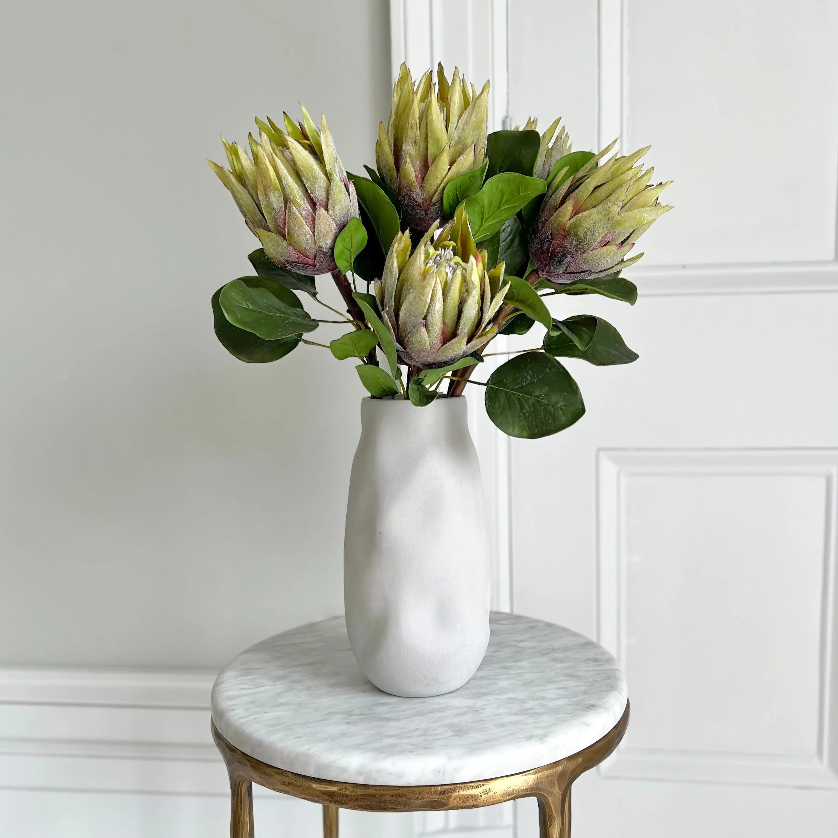 Artificial Green King Protea - Image 4
