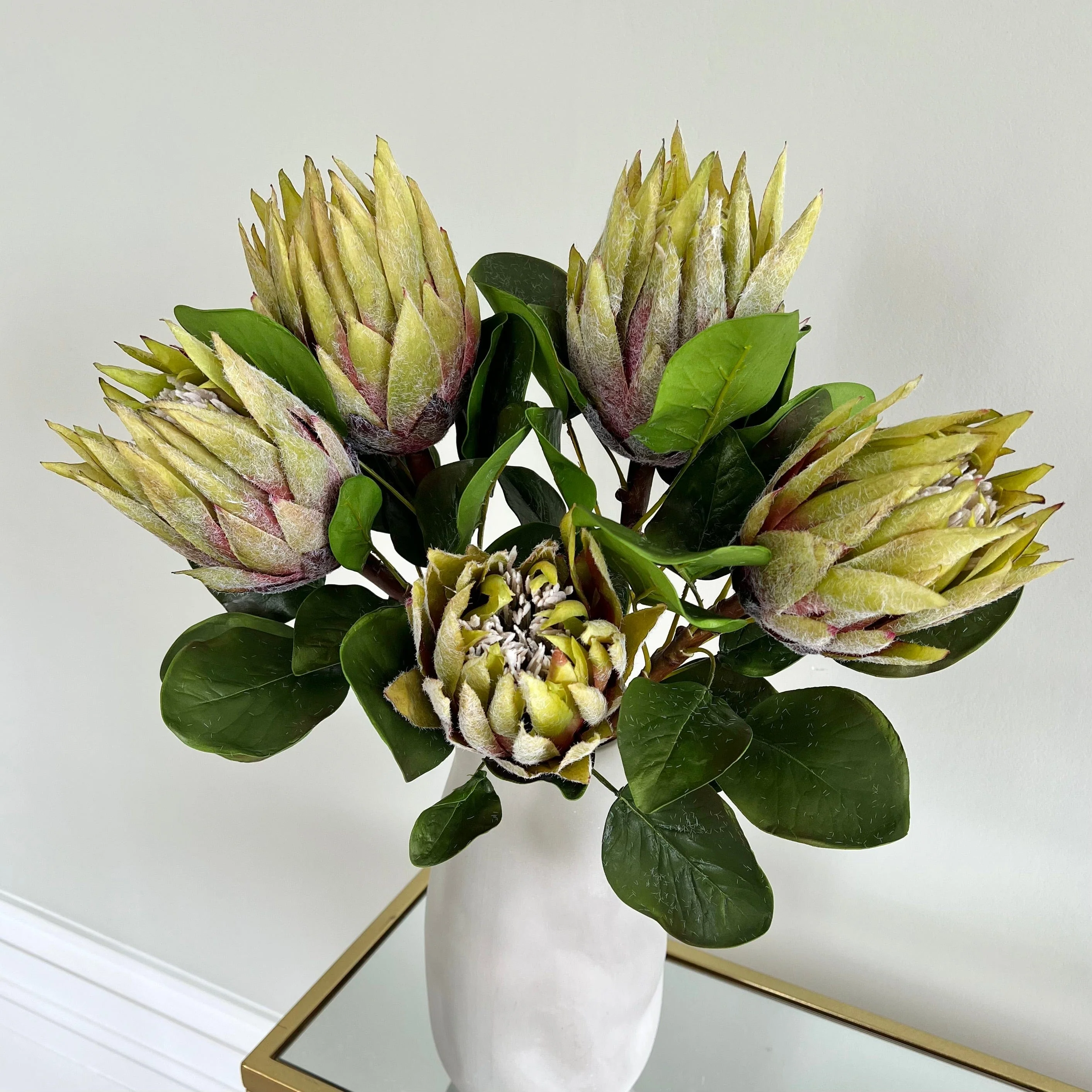 Artificial Green King Protea - Image 5