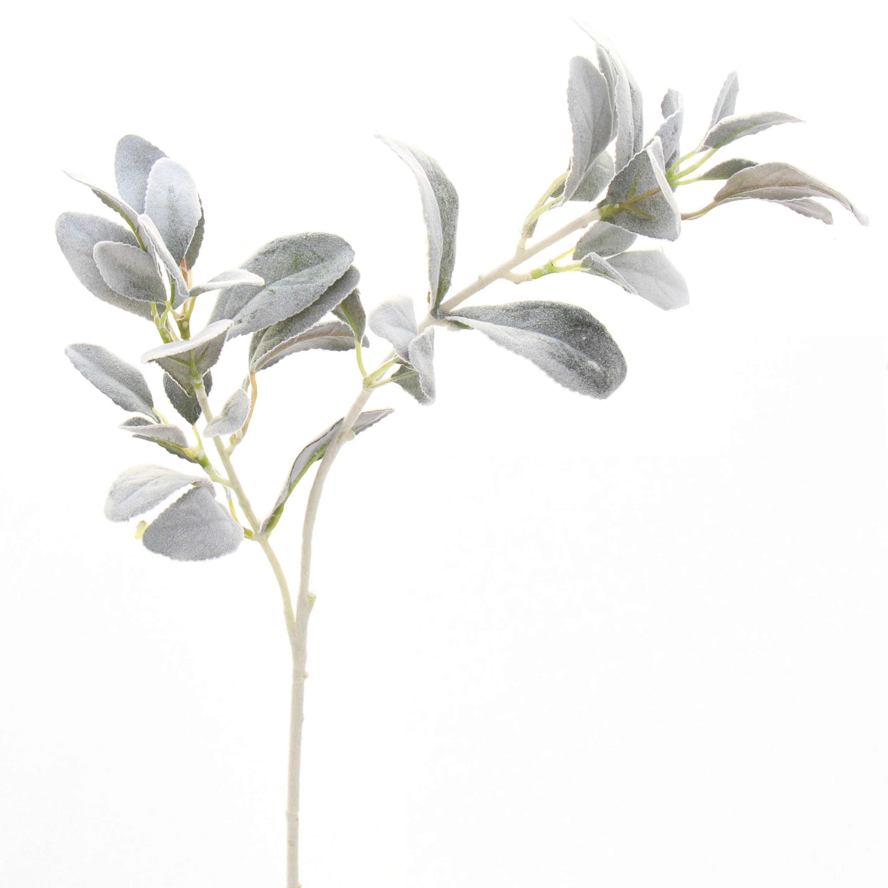 Artificial Grey & Silver Lambs Leaf - Image 5