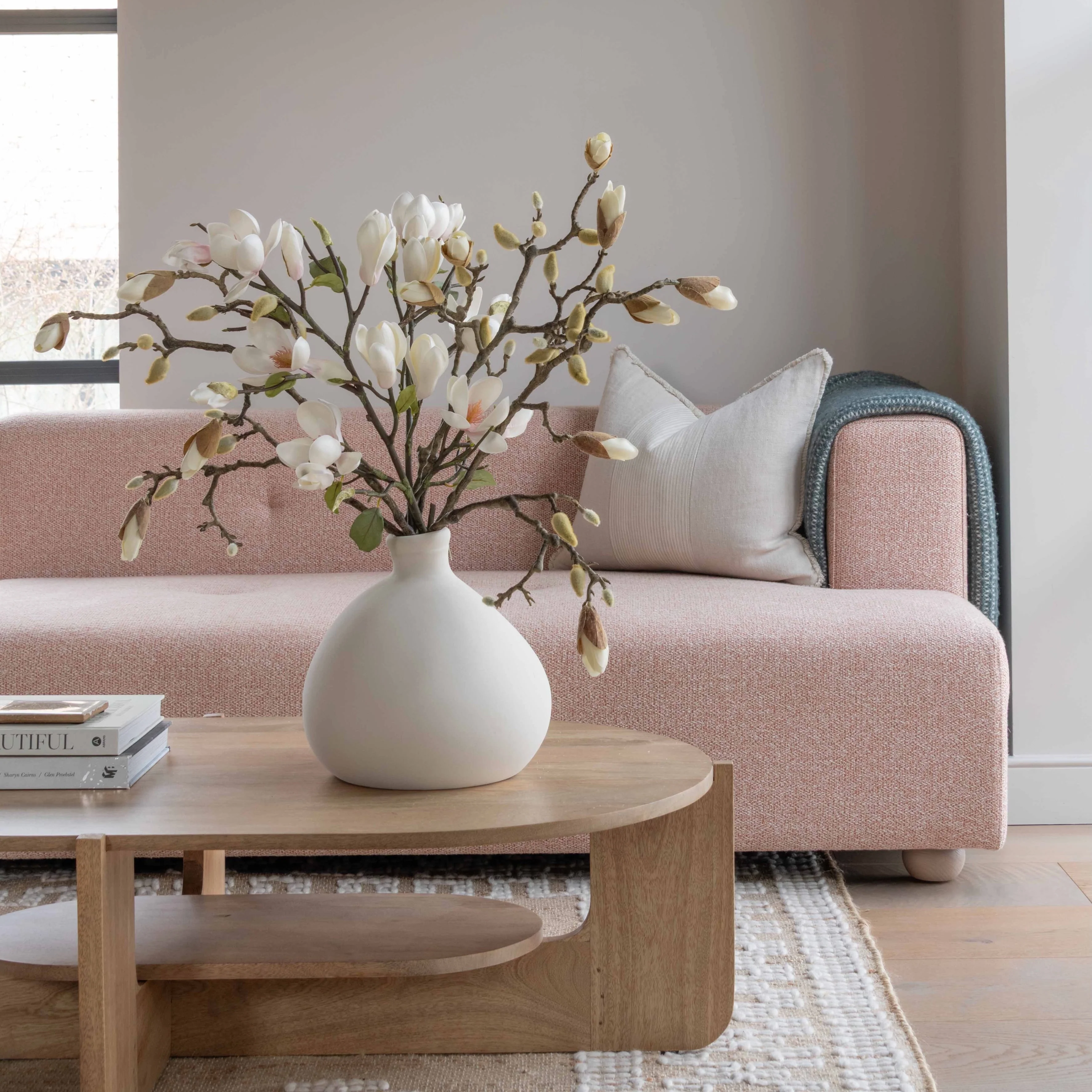Artificial Mixed Magnolia Arrangement - Image 3