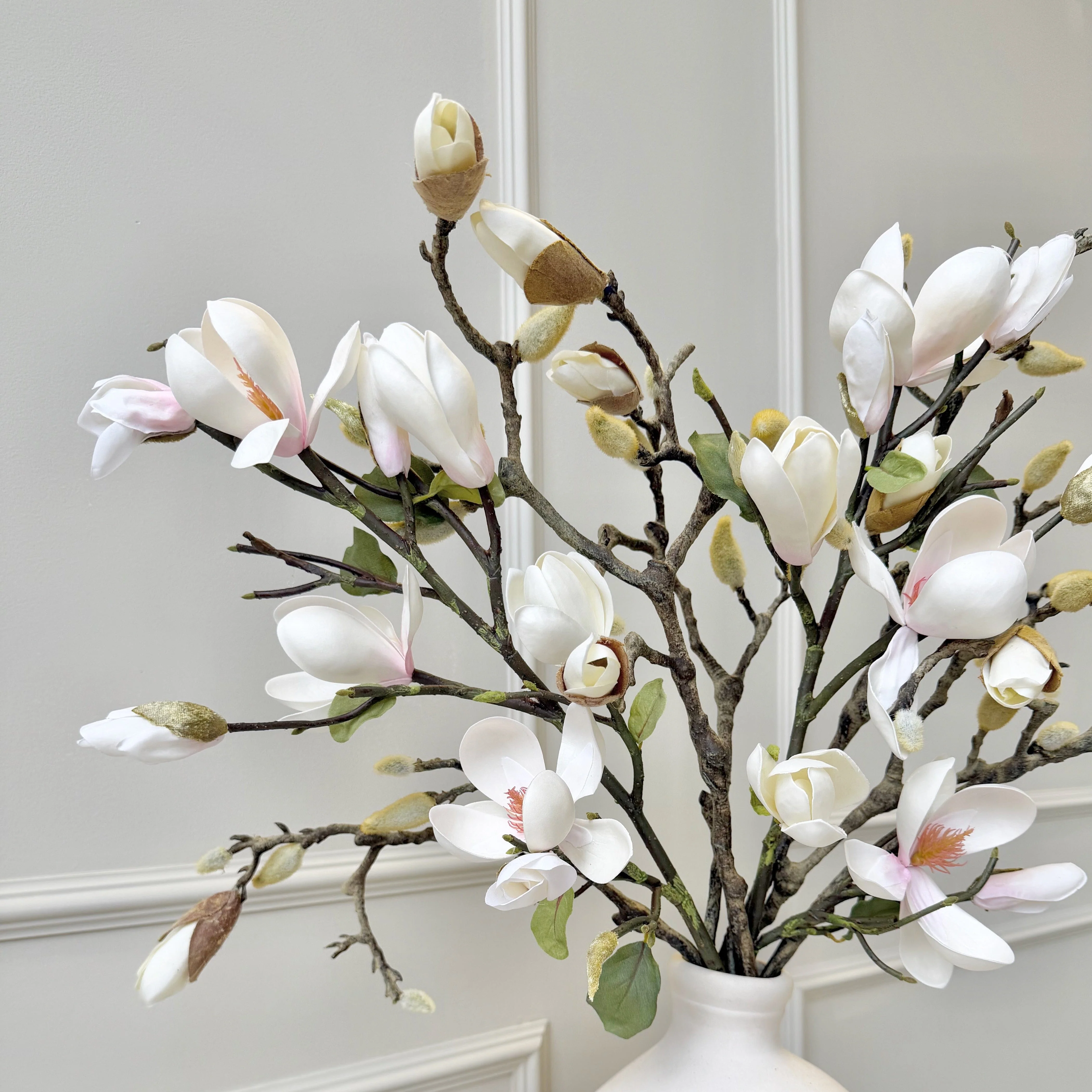 Artificial Mixed Magnolia Arrangement - Image 6