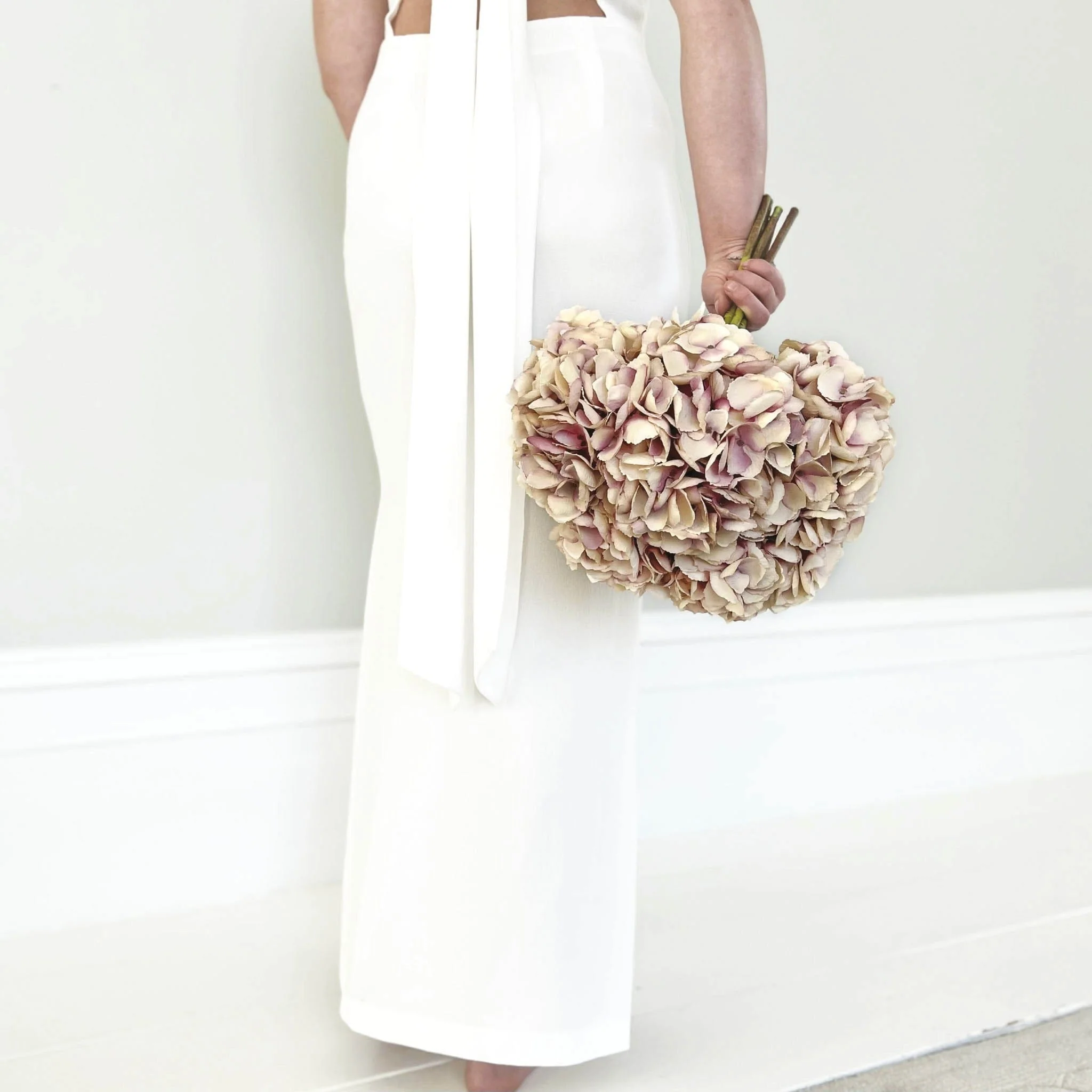 Artificial Pink Hydrangea Wedding Arrangement - Image 4