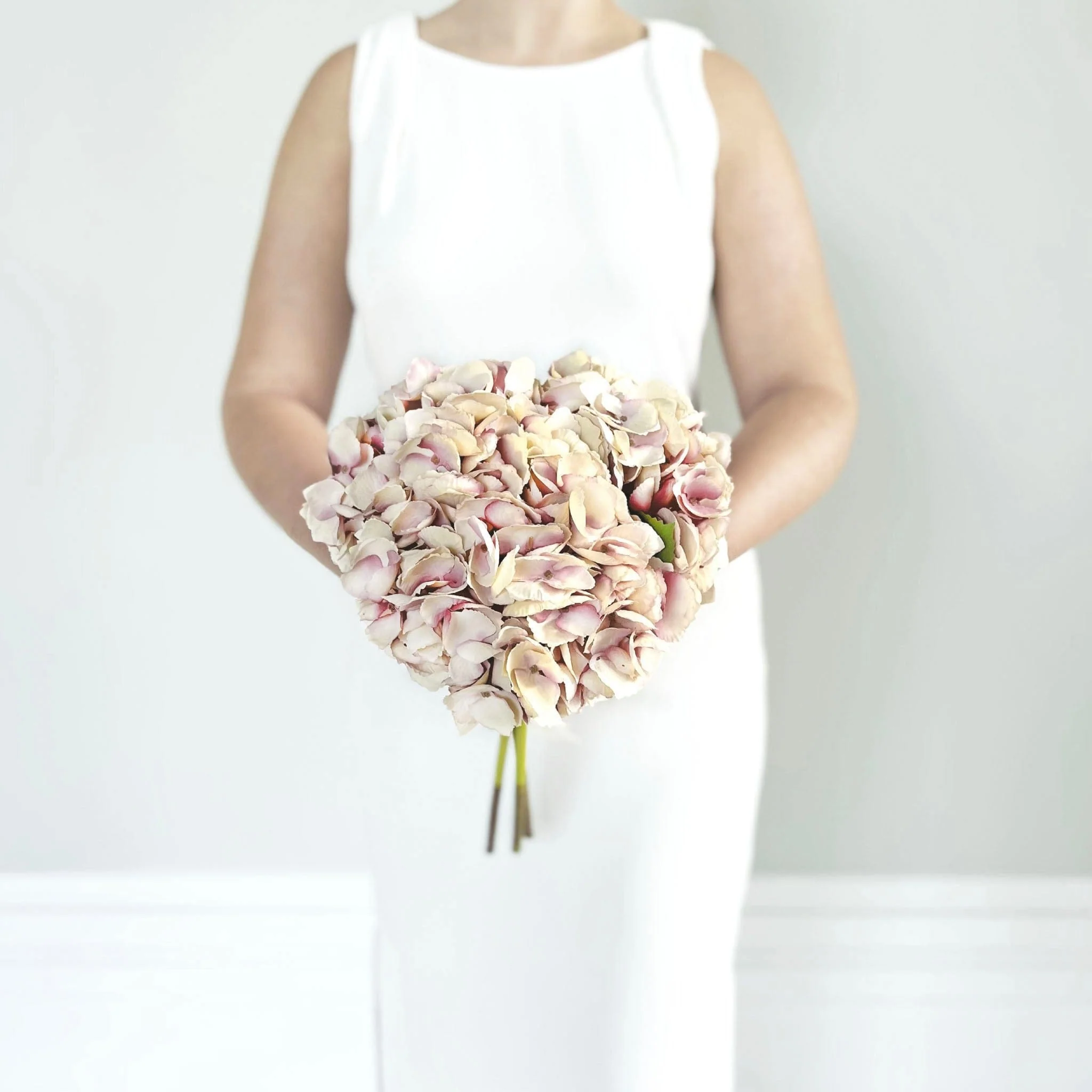 Artificial Pink Hydrangea Wedding Arrangement - Image 6