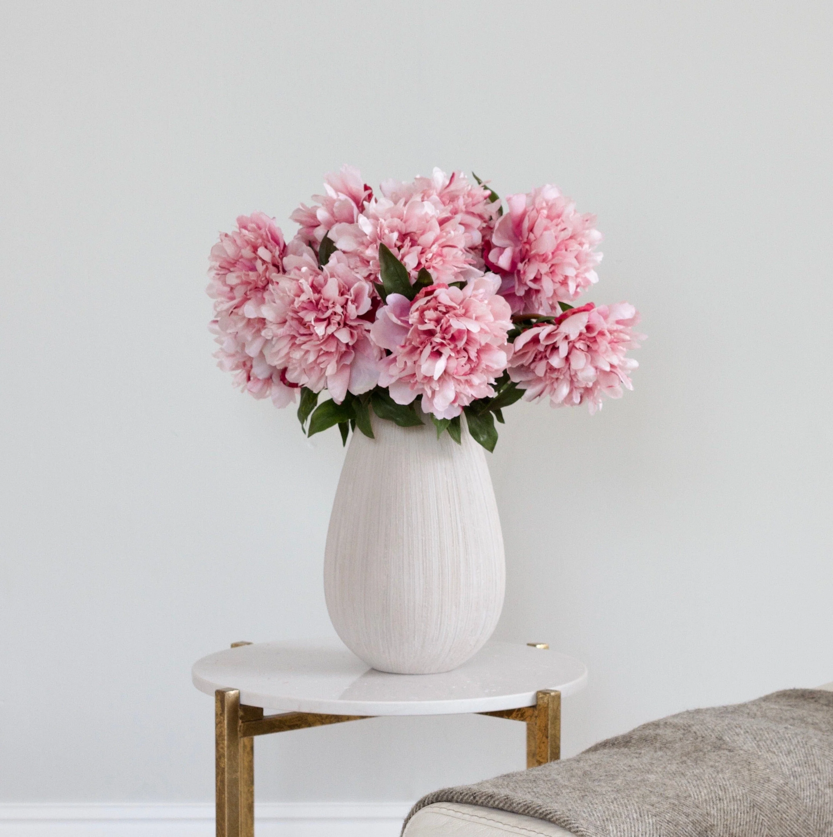 Artificial Pink Extra Large Peony - Image 3