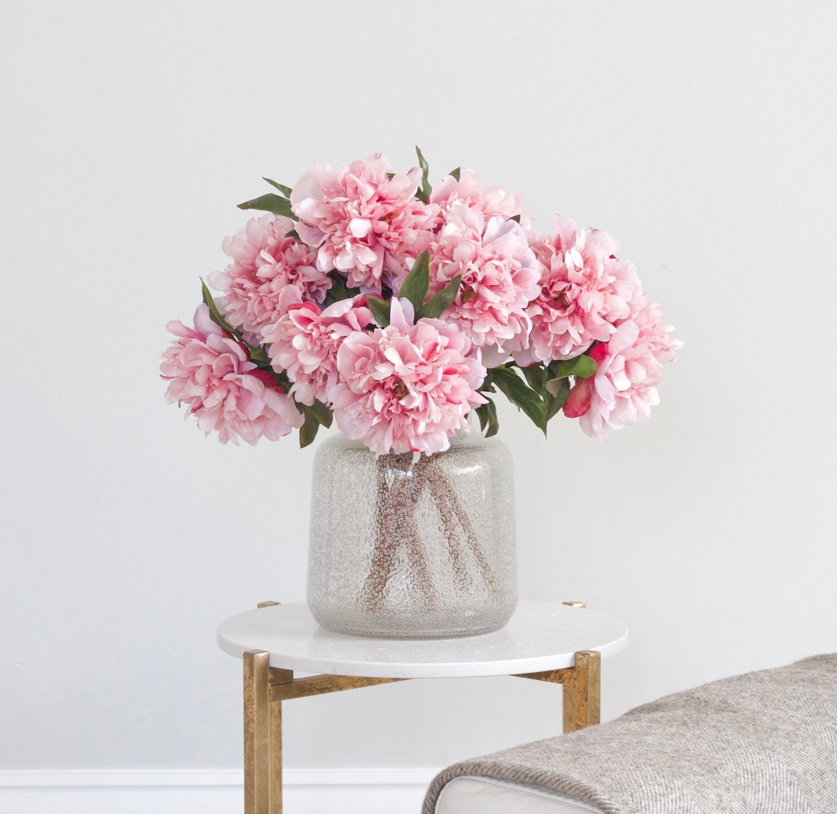 Artificial Pink Extra Large Peony - Image 5