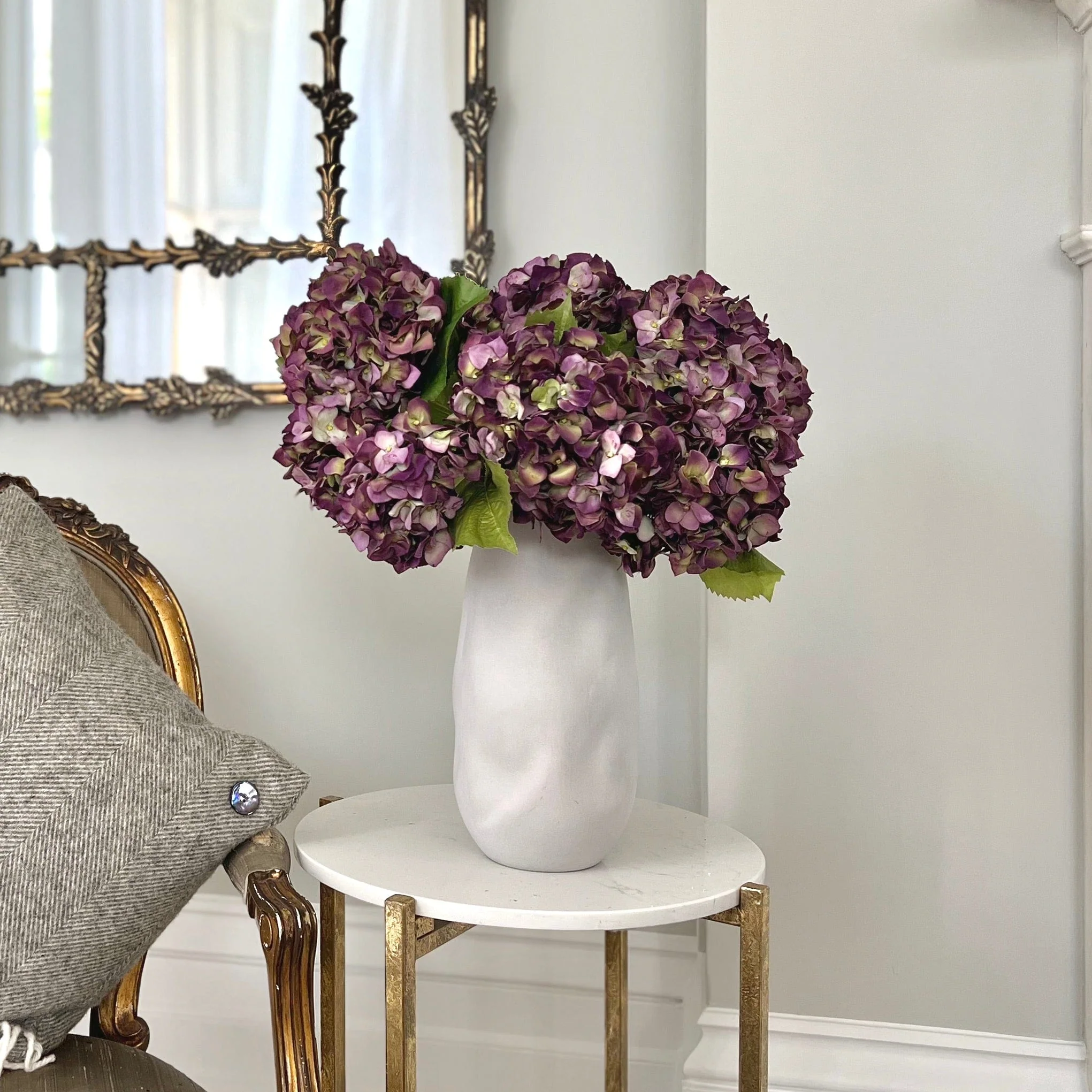 Artificial Purple Dried Hydrangea - Image 3