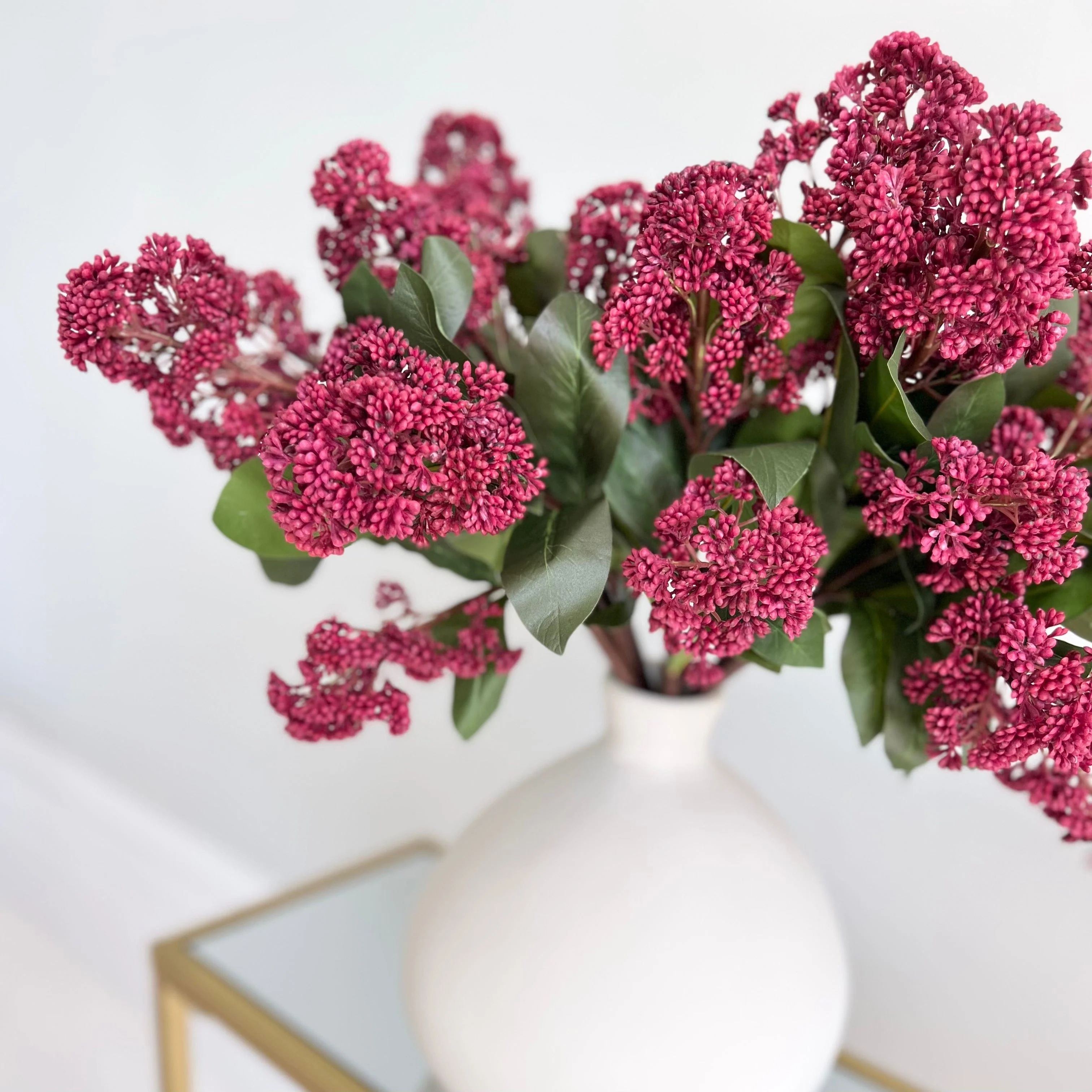 Artificial Red Skimmia - Image 4