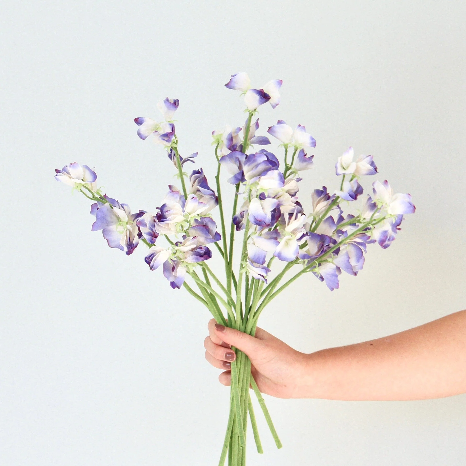 Artificial Small Blue Sweet Pea - Image 5