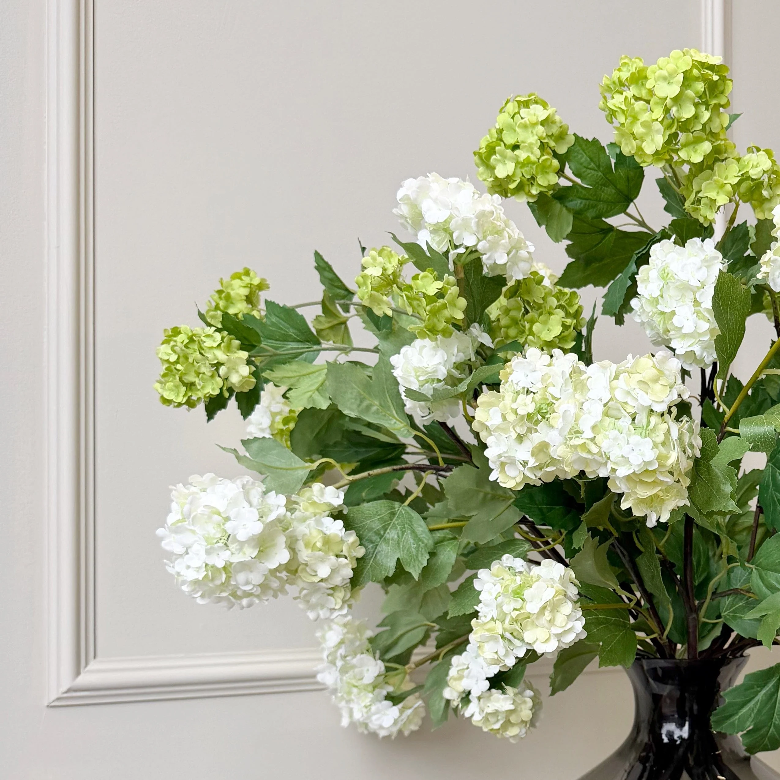 Spring Greens Artificial Flower Arrangement - Image 4