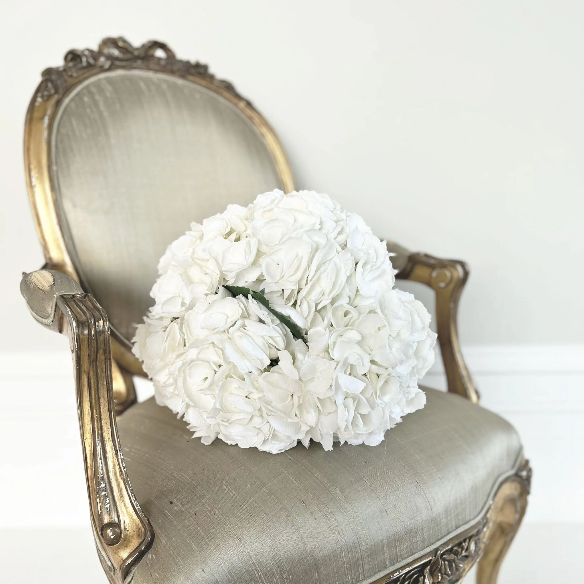 Artificial White Hydrangea Wedding Arrangement - Image 5