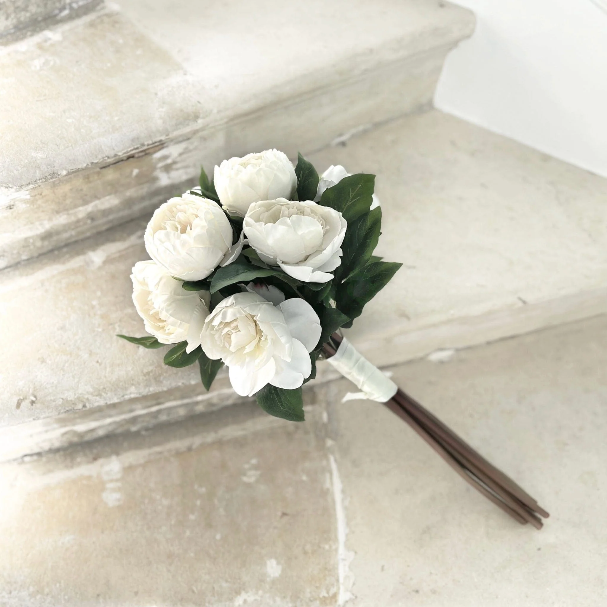 Artificial White Peony Wedding Arrangement - Image 5