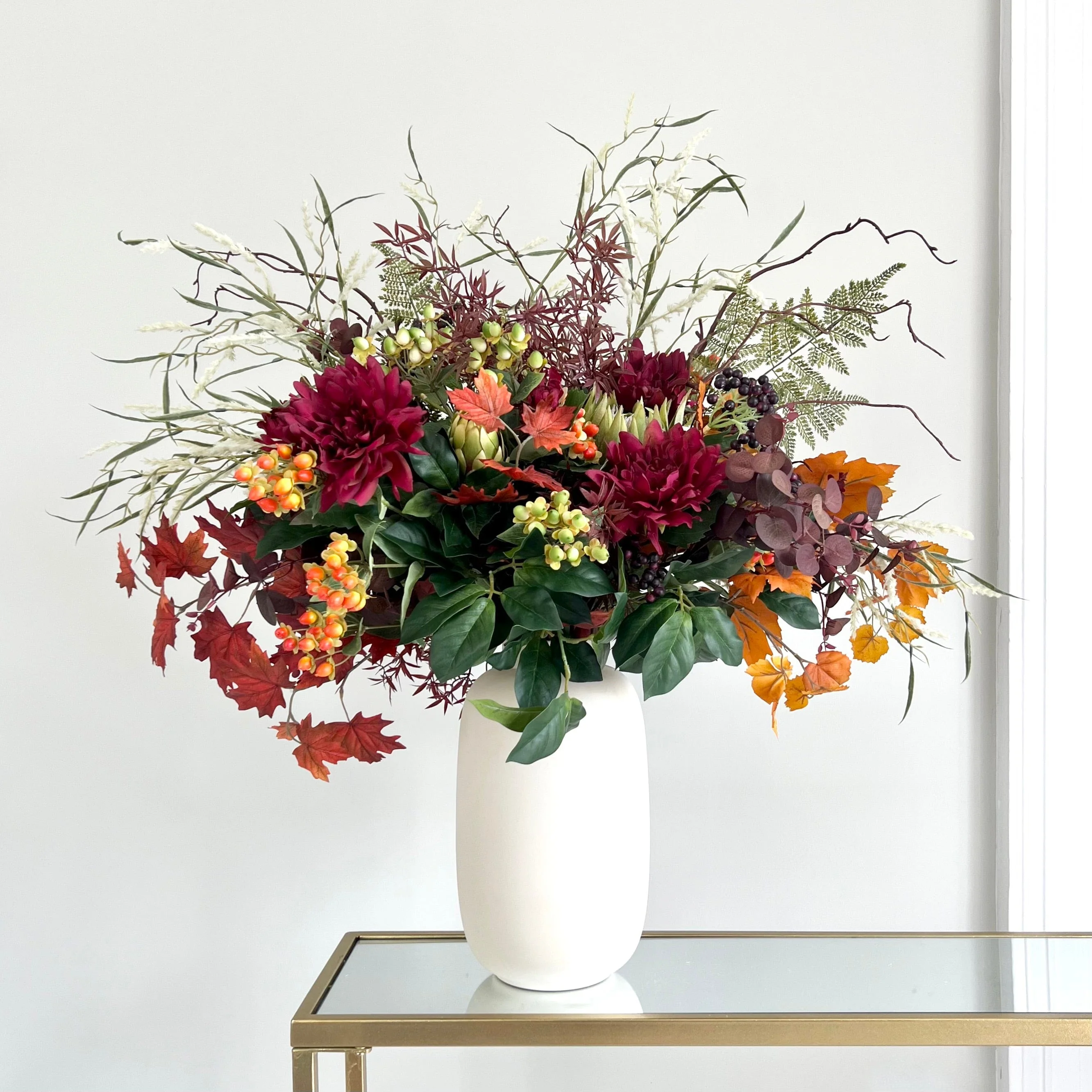 Autumn Splendour Artificial Flower Arrangement - Image 3