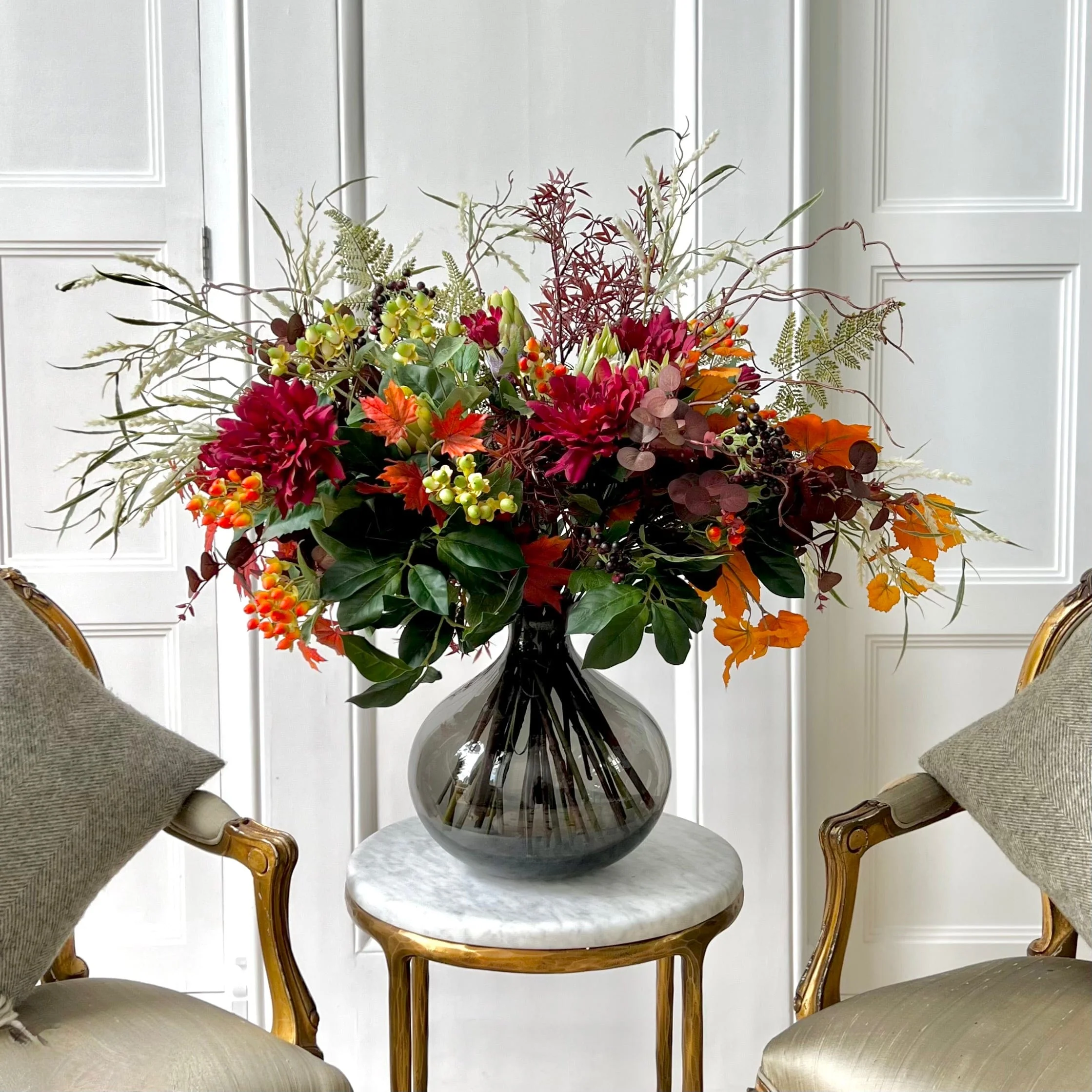 Autumn Splendour Artificial Flower Arrangement - Image 4