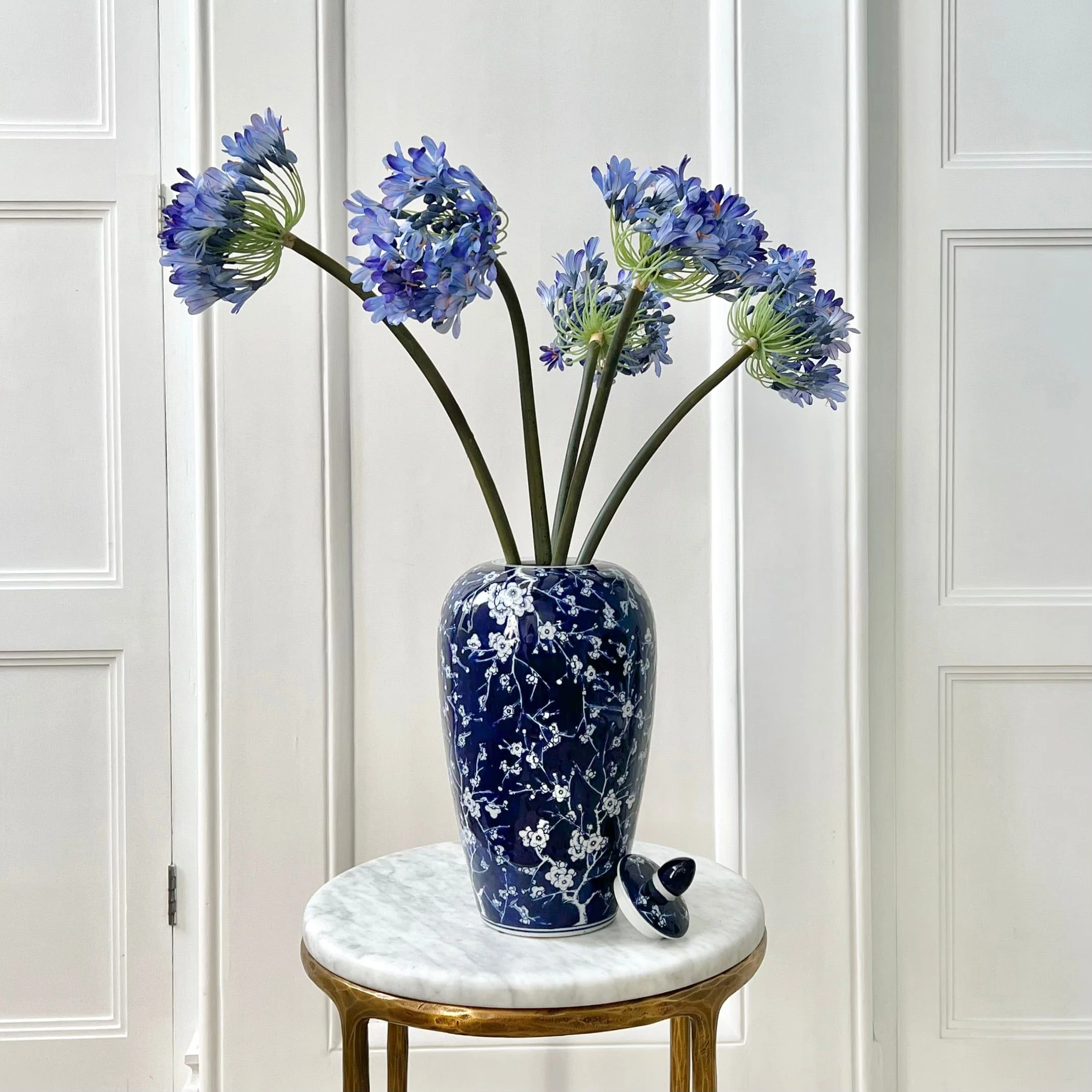 Artificial Blue Purple Agapanthus - Image 3
