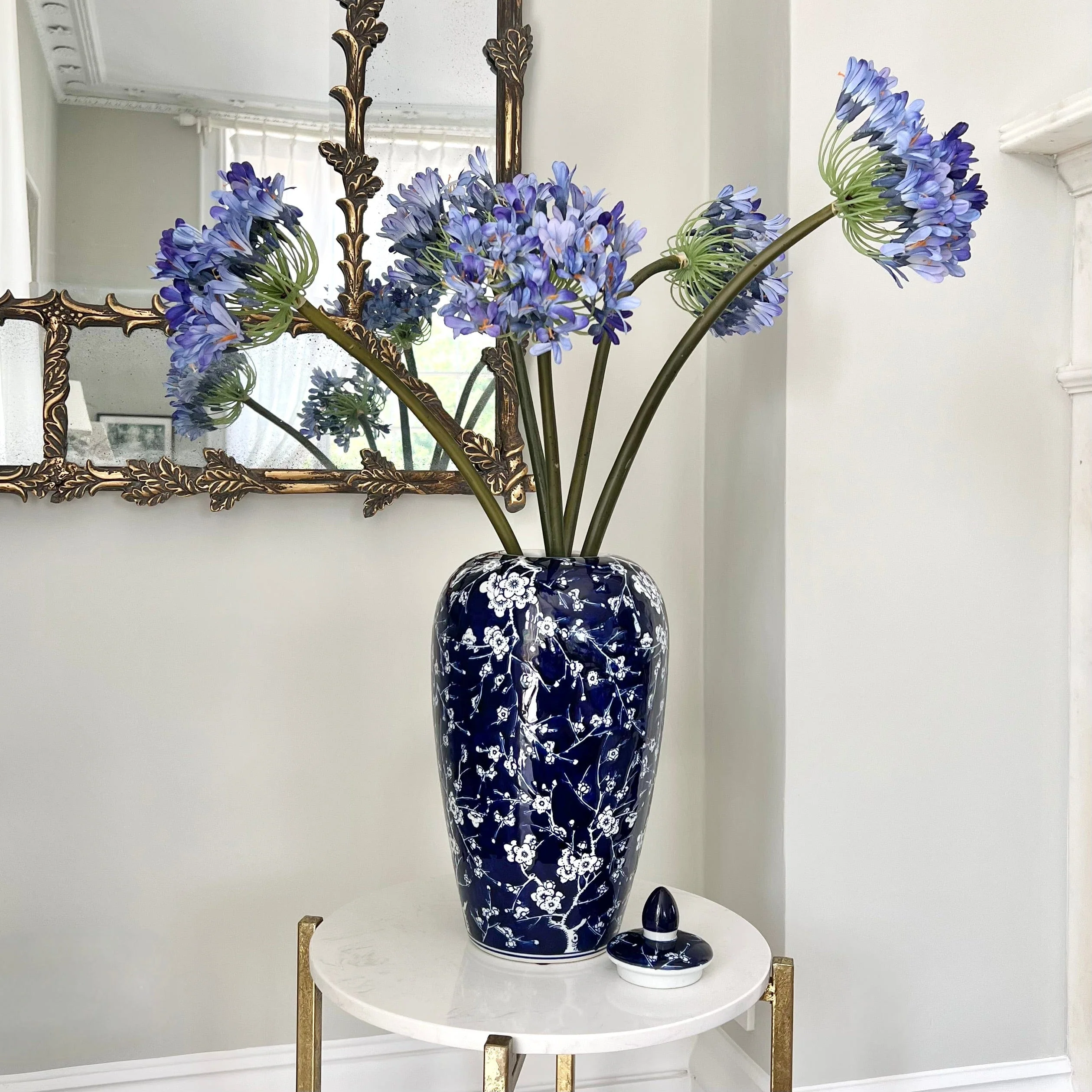 Artificial Blue Purple Agapanthus - Image 4