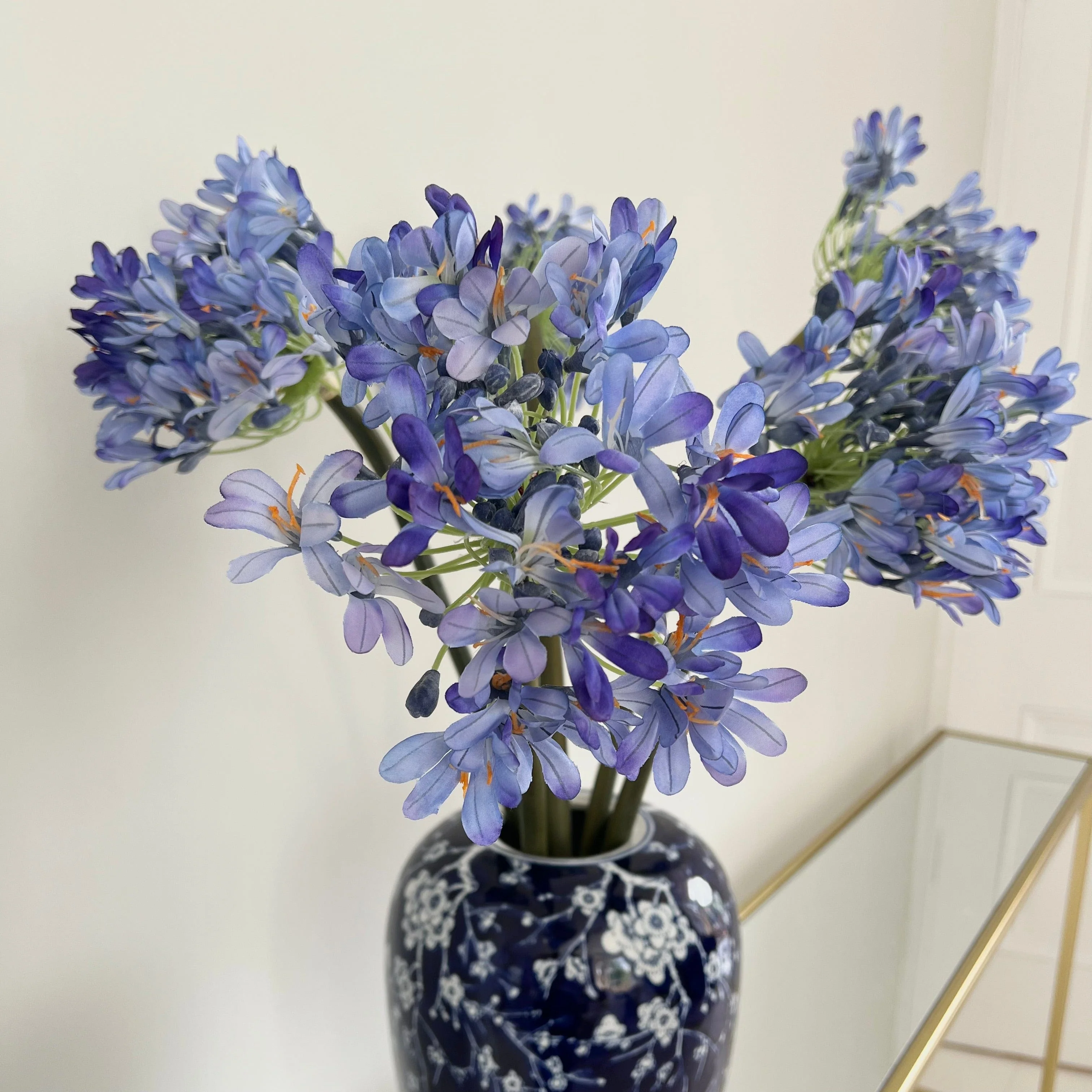 Artificial Blue Purple Agapanthus - Image 5