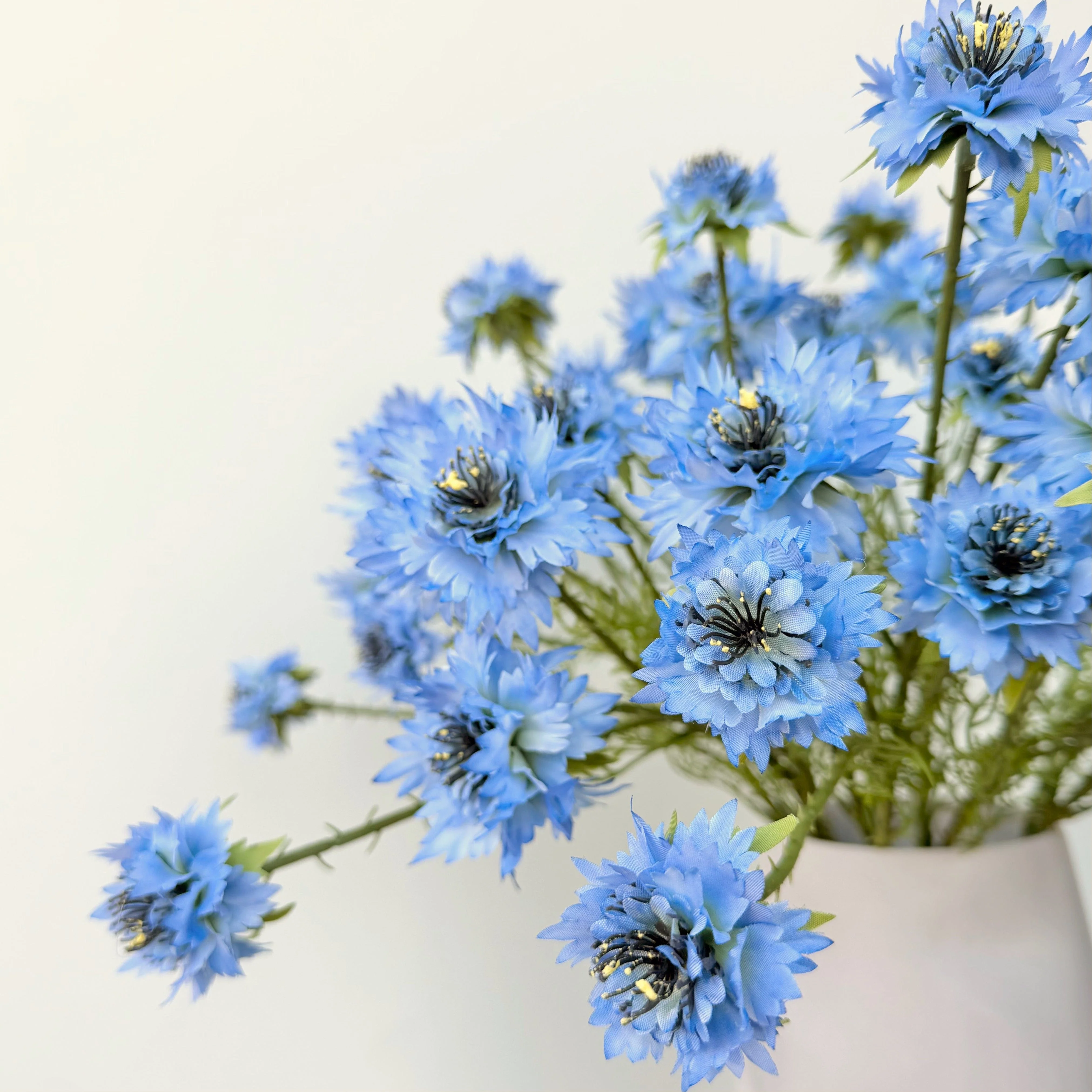 Artificial Blue Cornflower Spray - Image 3