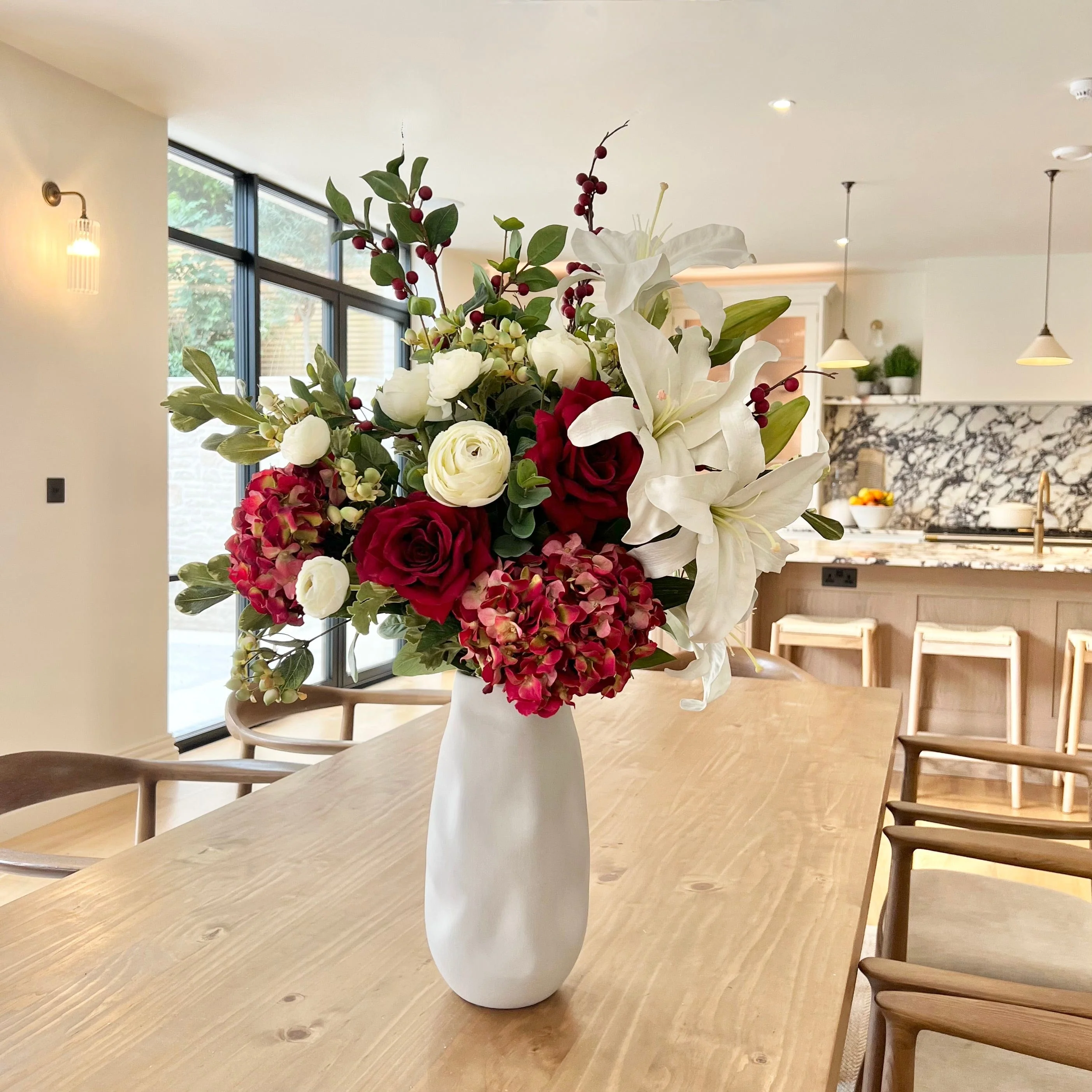 Christmas Artificial Flower Arrangement - Image 2