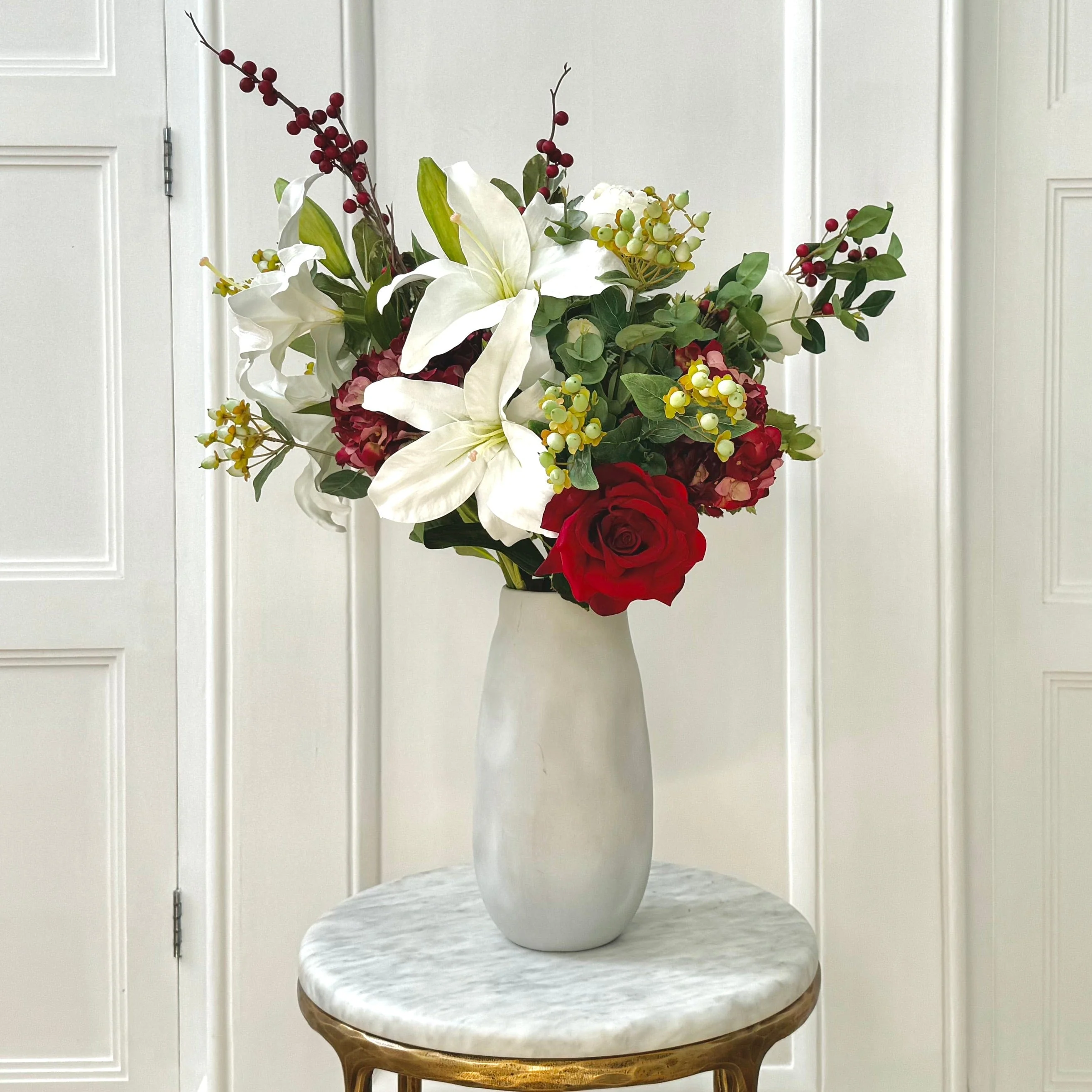 Christmas Artificial Flower Arrangement - Image 3