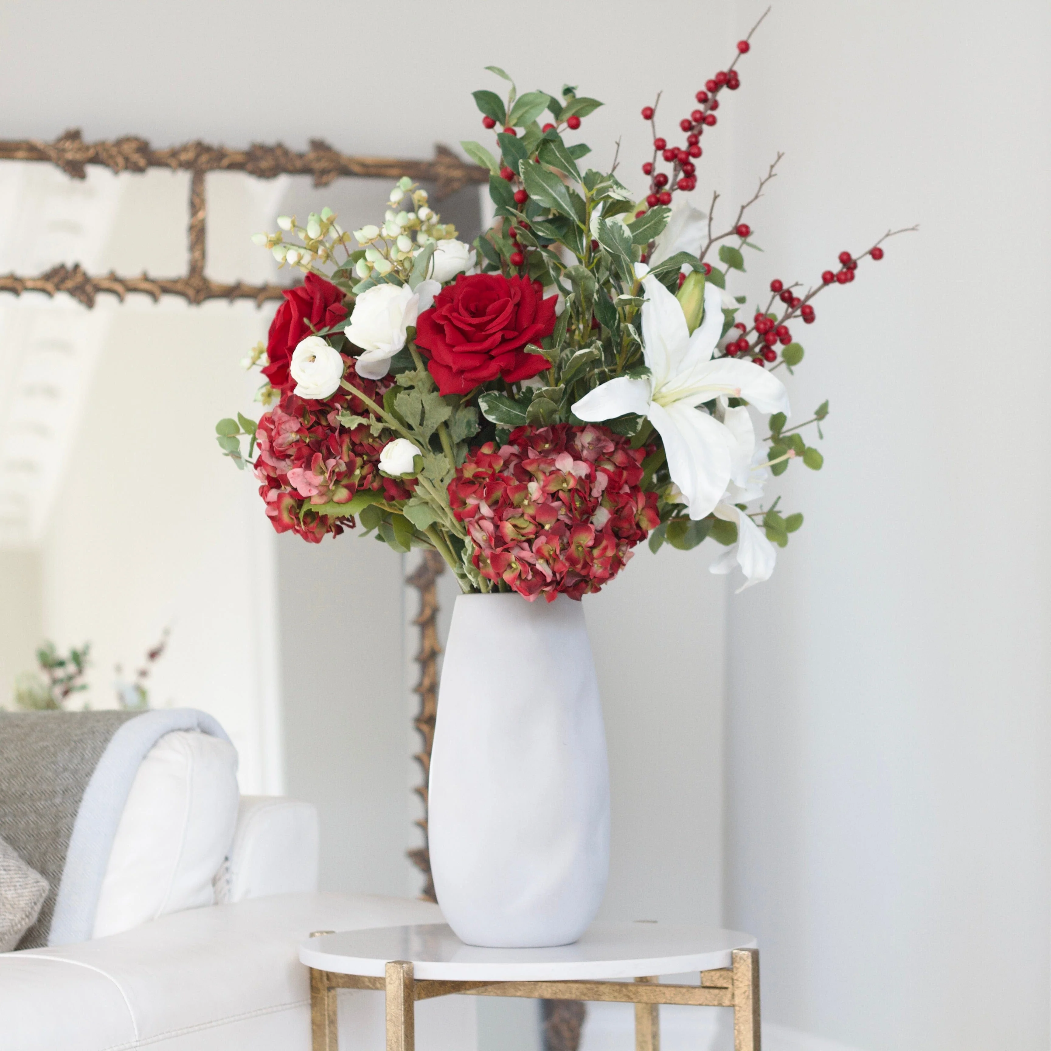 Christmas Artificial Flower Arrangement - Image 6