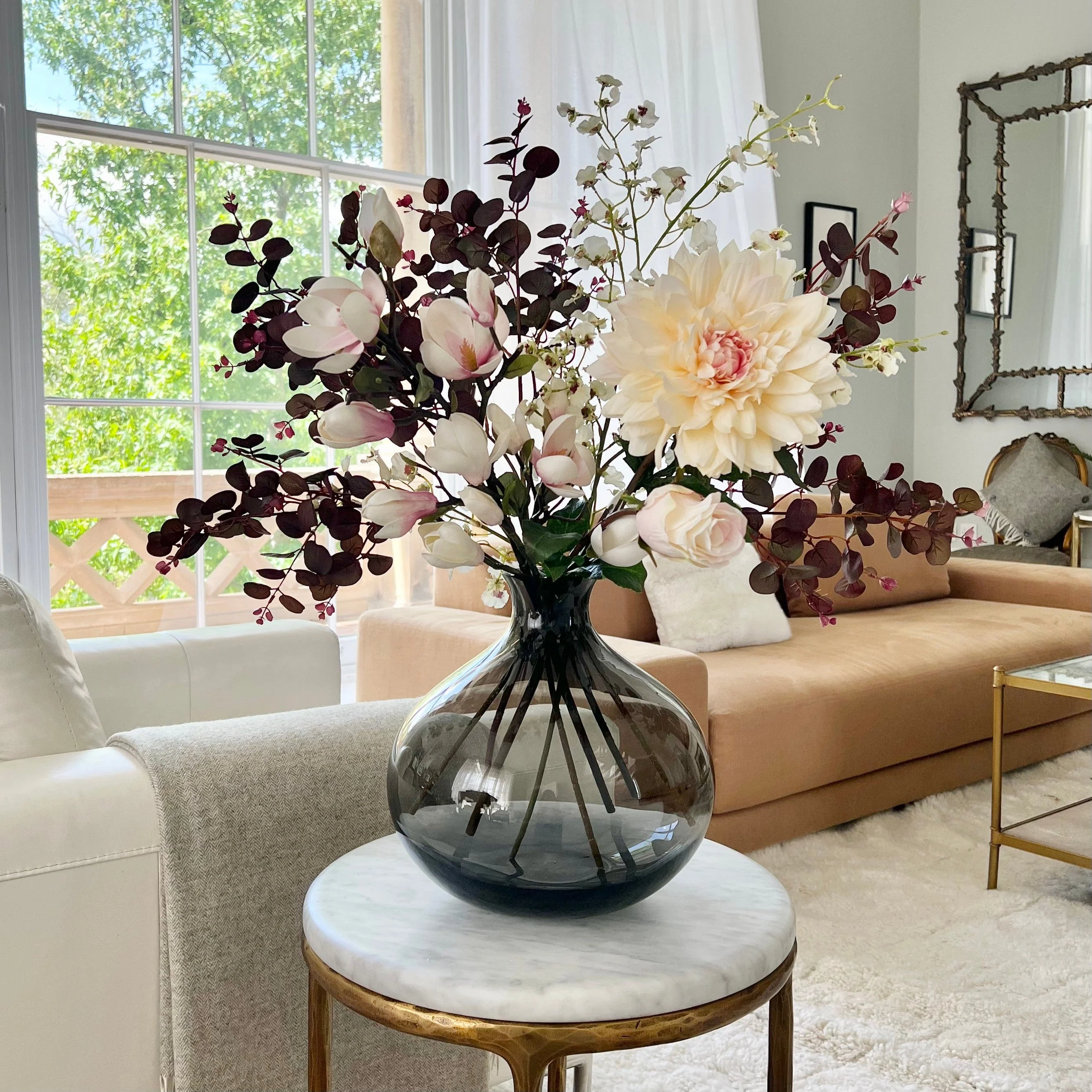 Dahlia Darling Artificial Flower Arrangement - Image 4