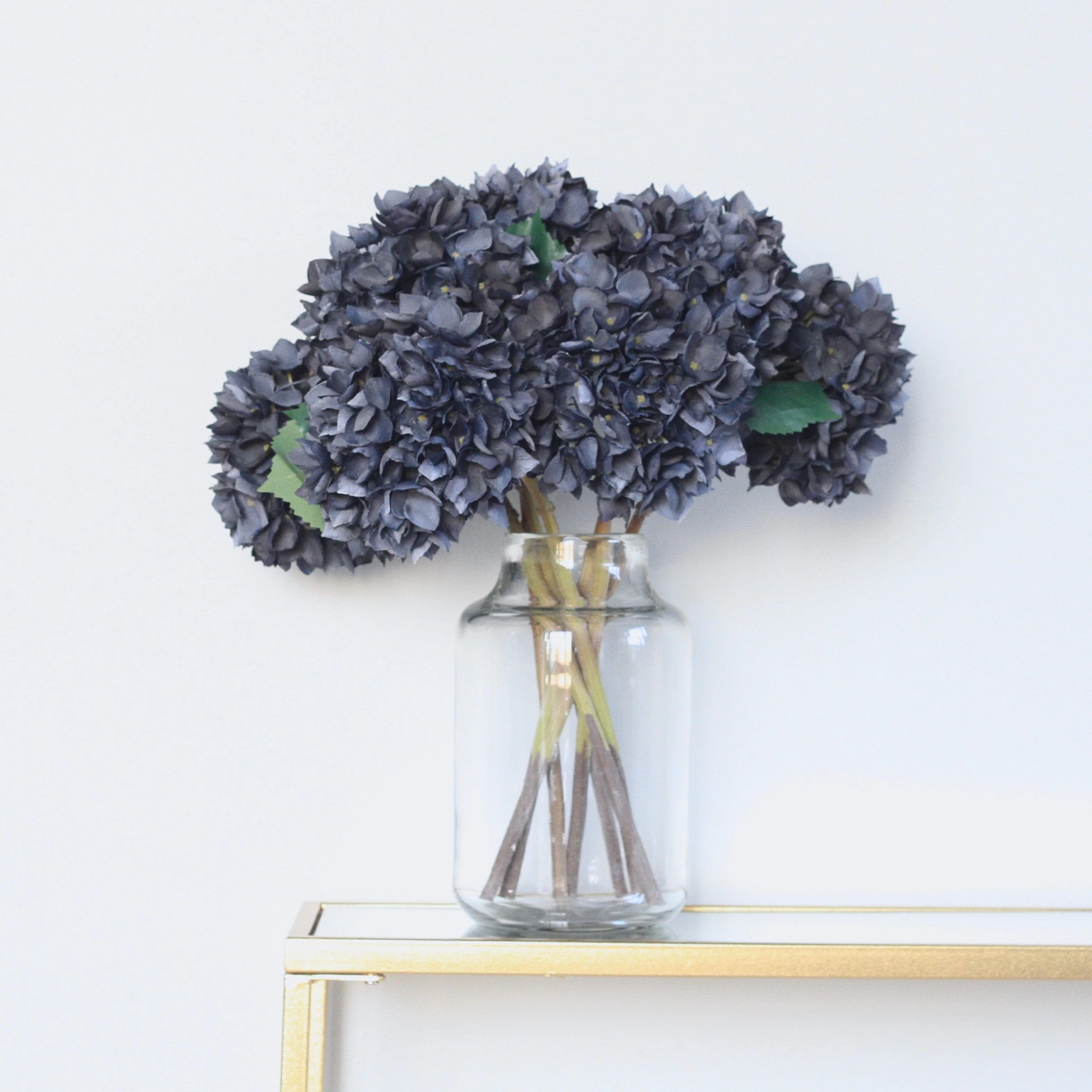 Artificial Navy Blue Hydrangea - Image 6