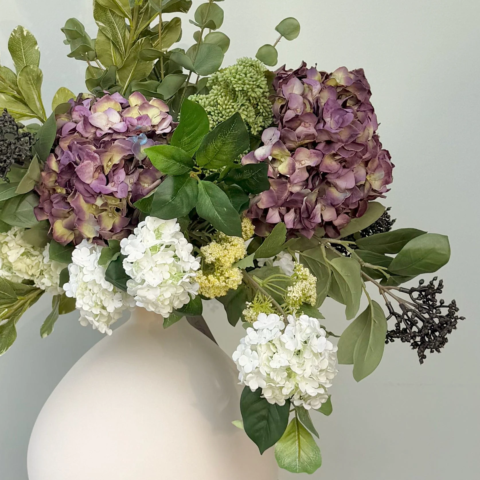 Born In February: Amethyst Flower Bouquet & Vase Set - Image 2