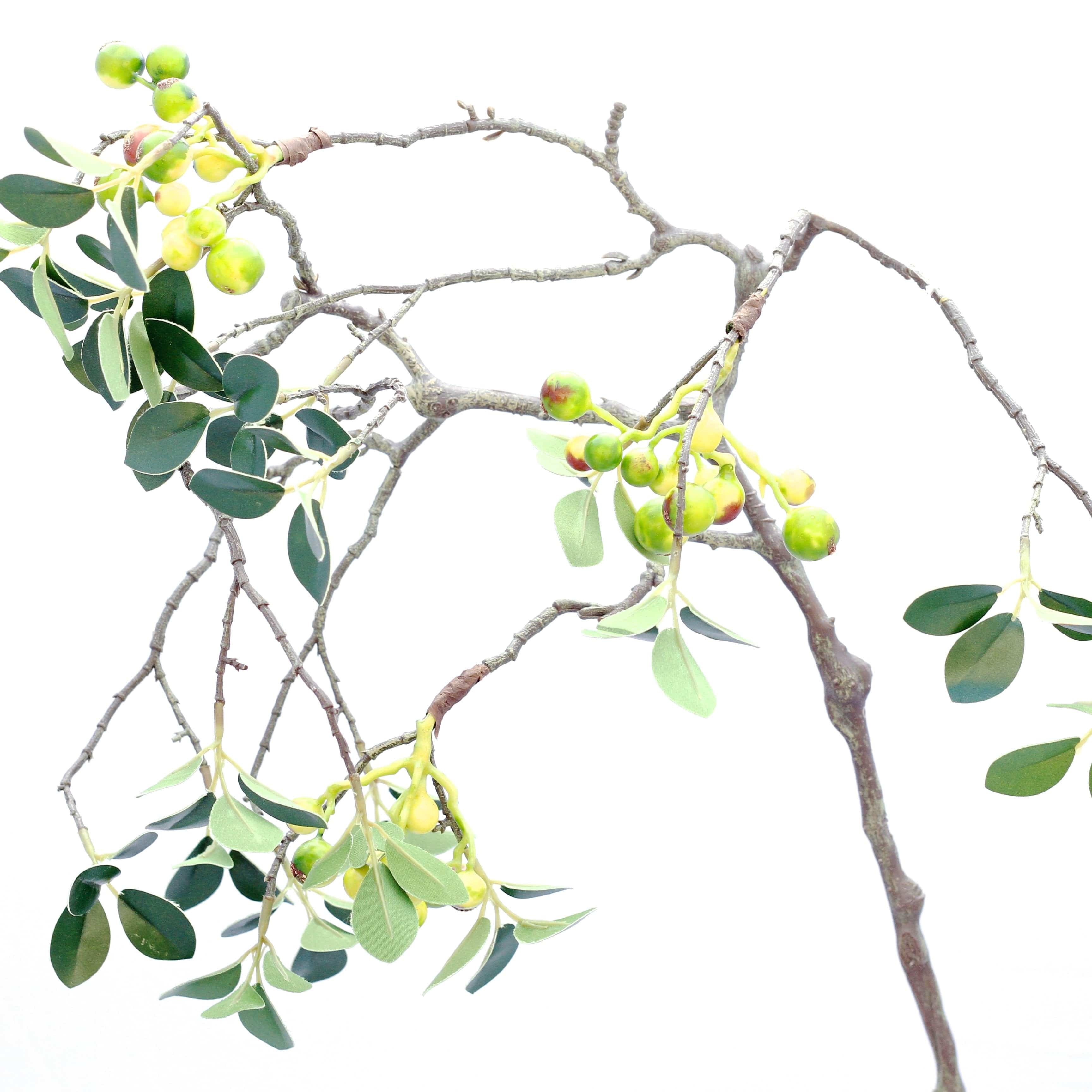 Artificial Green Berry Spray - Image 5