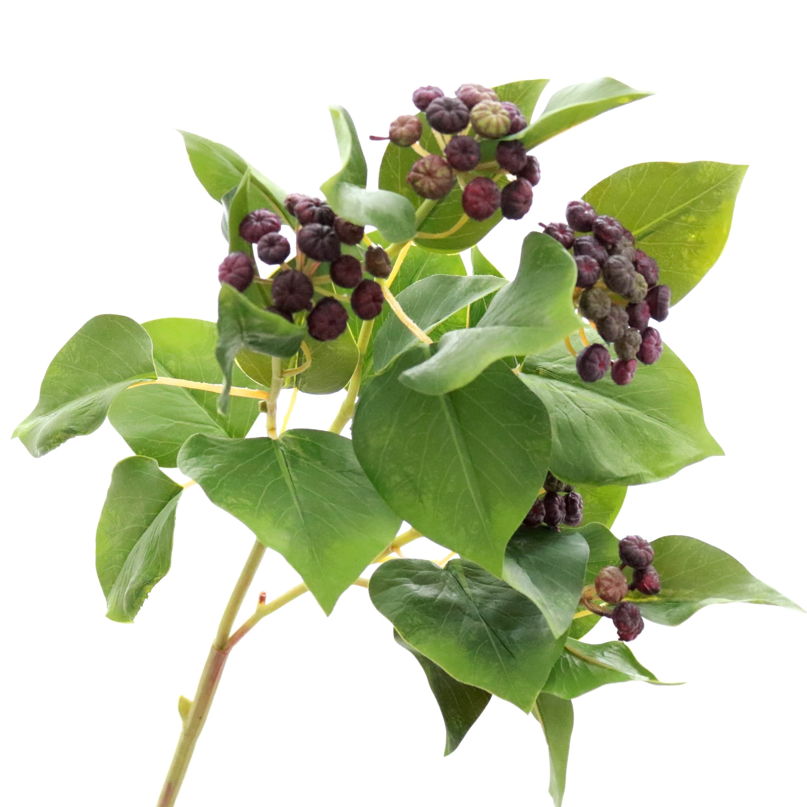 Artificial Ivy with Purple Berries - Image 4