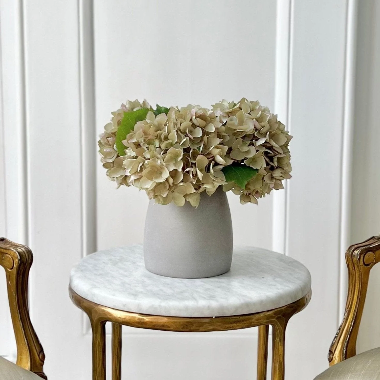 Artificial Sage Green Hydrangea - Image 4