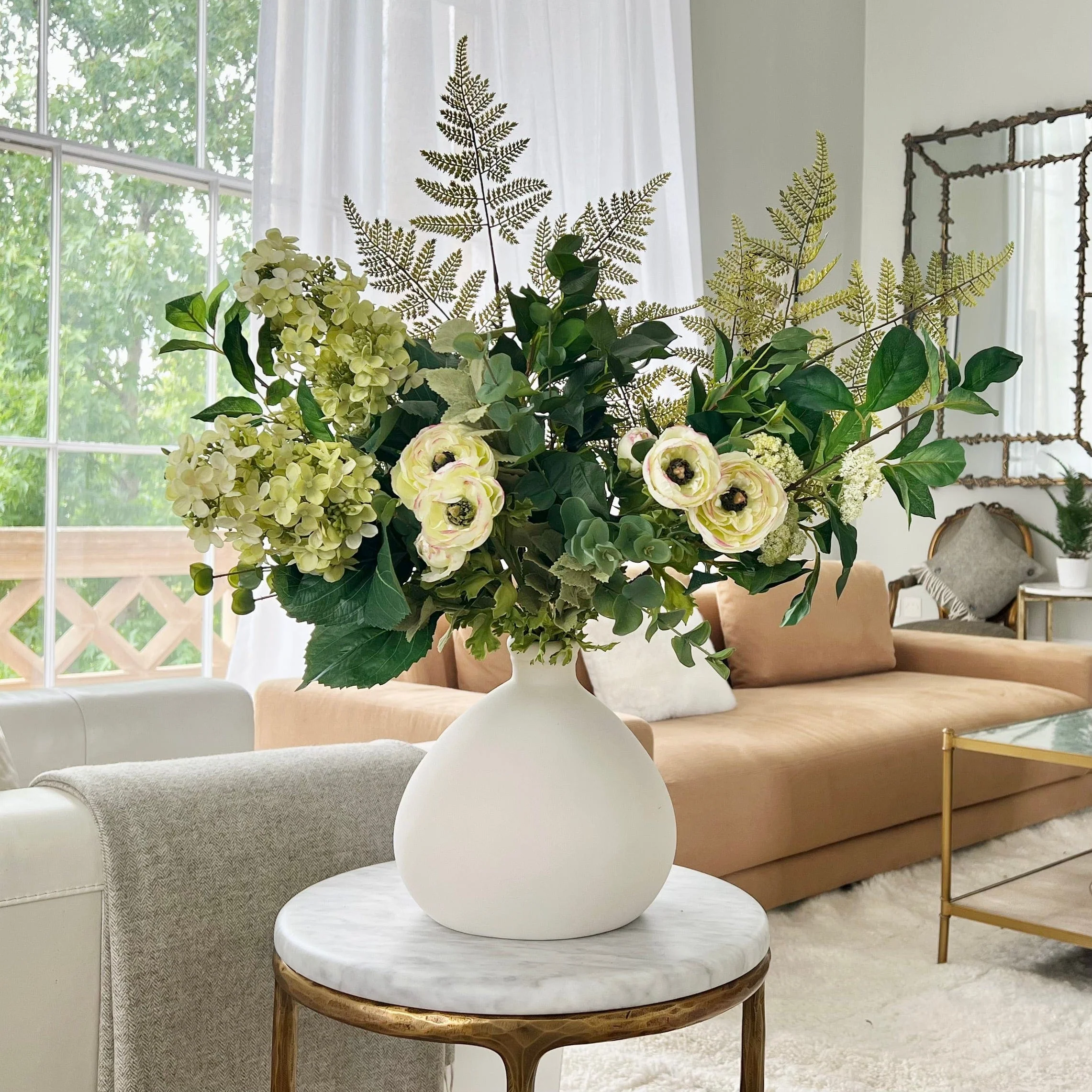 Green Light Artificial Flower Arrangement - Image 3