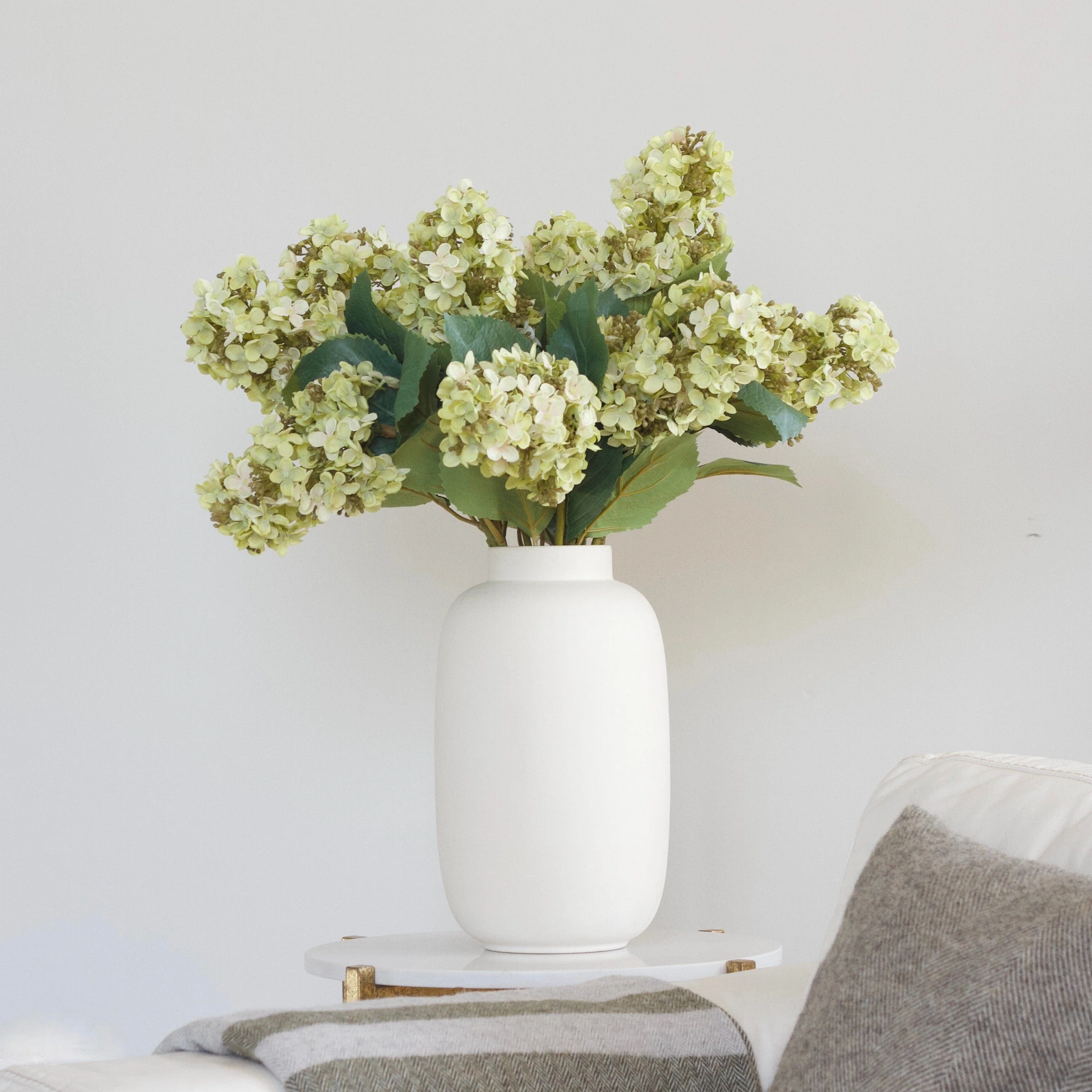 Artificial Green Paniculata Hydrangea - Image 4