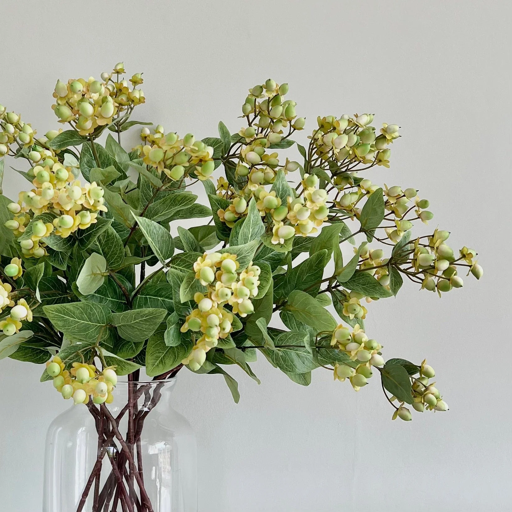 Artificial Green Hypericum Berries - Image 3