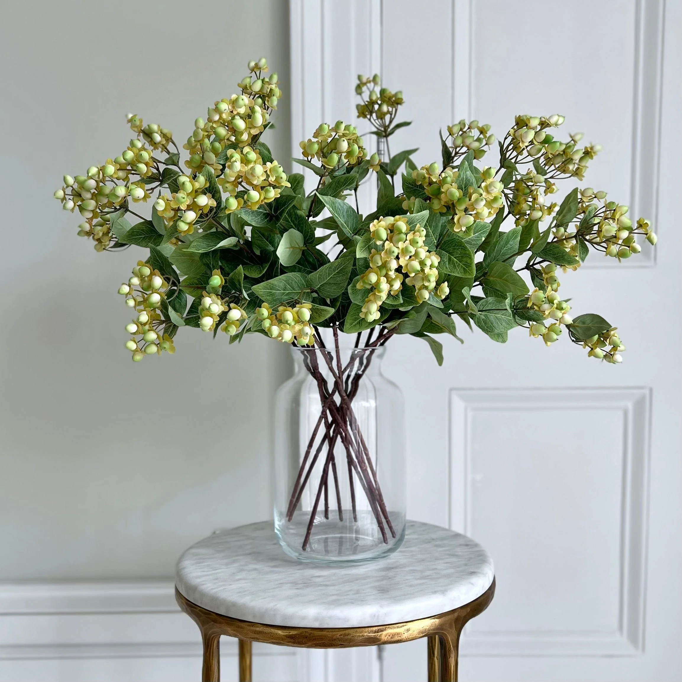 Artificial Green Hypericum Berries - Image 5