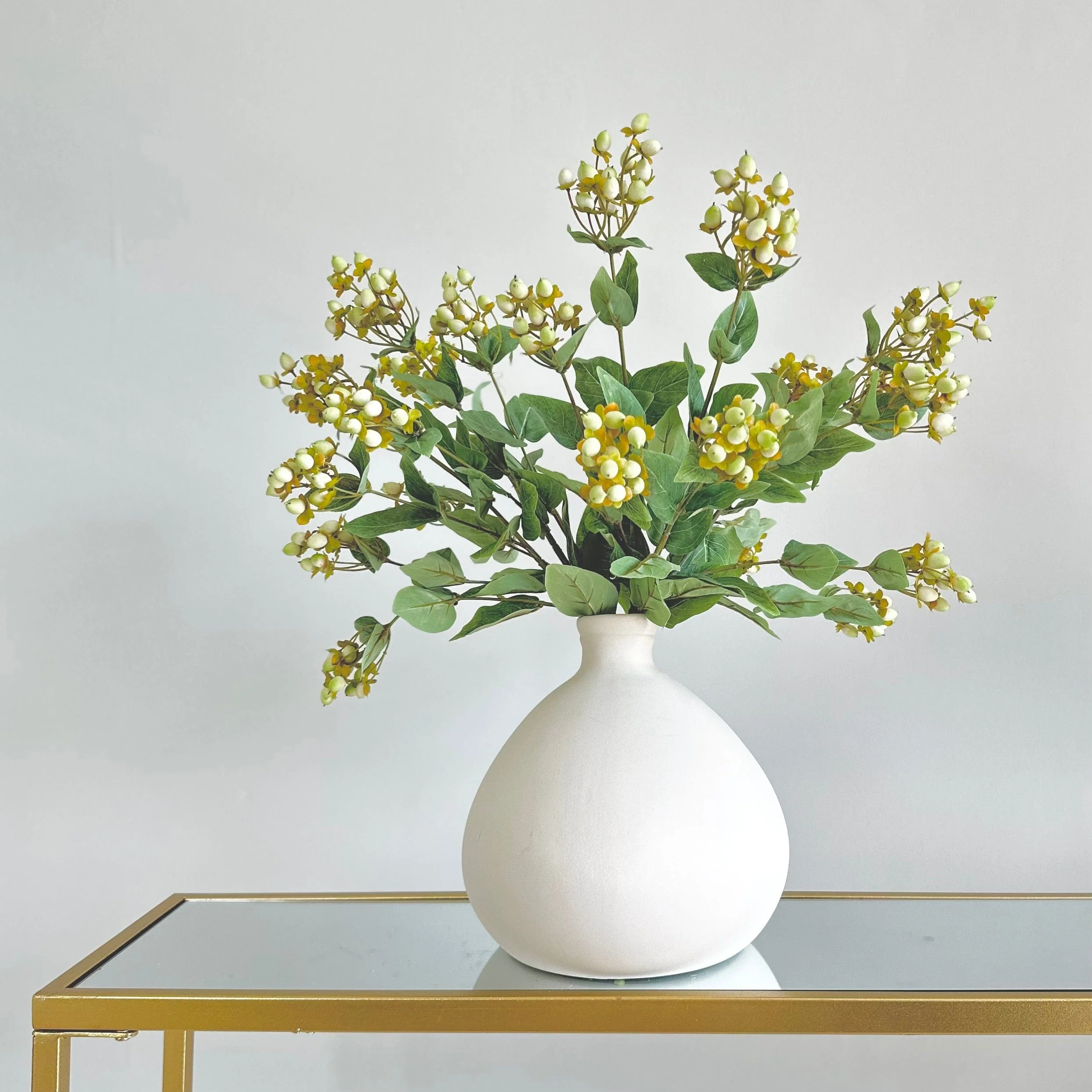 Artificial Green Hypericum Berries - Image 6