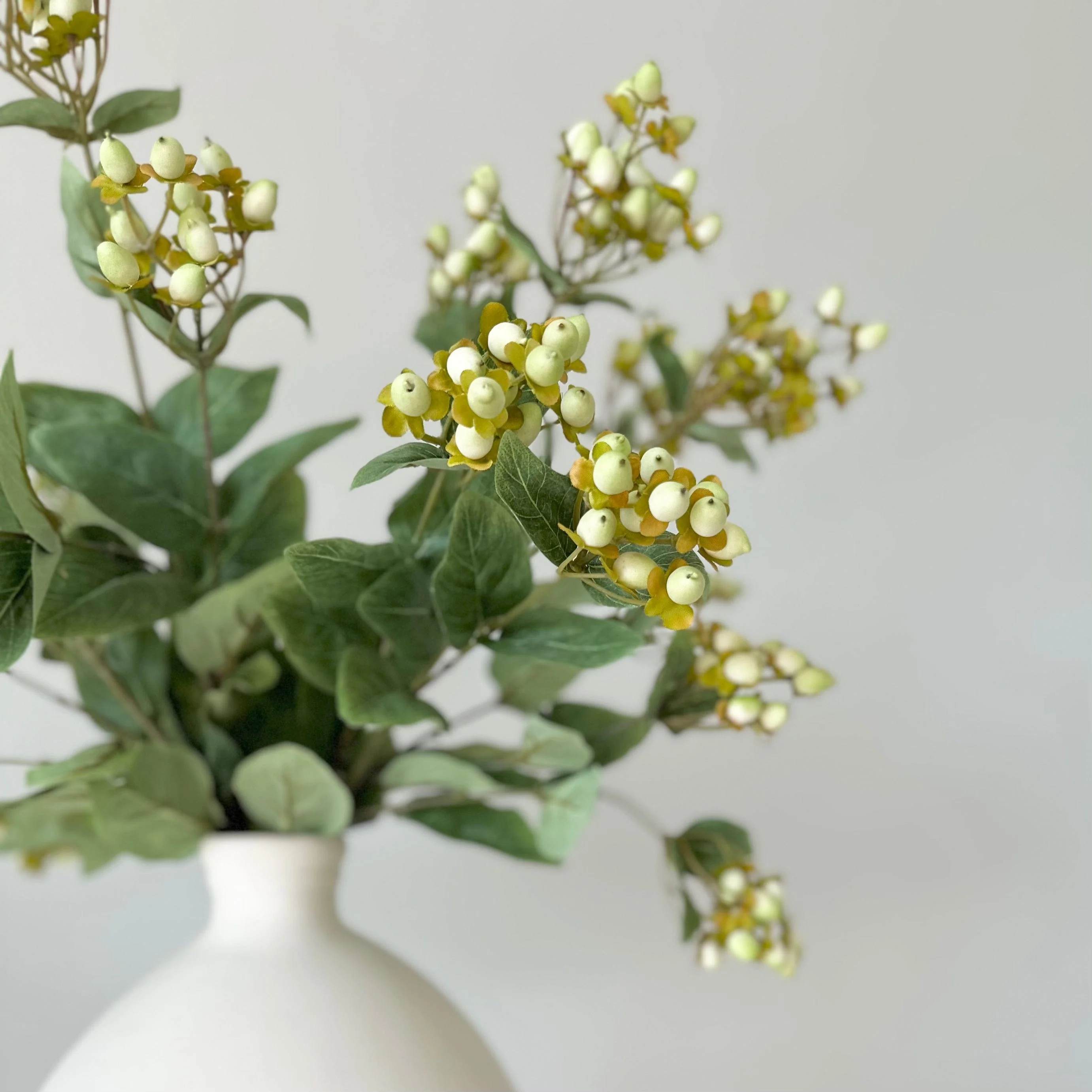 Artificial Green Hypericum Berries - Image 7