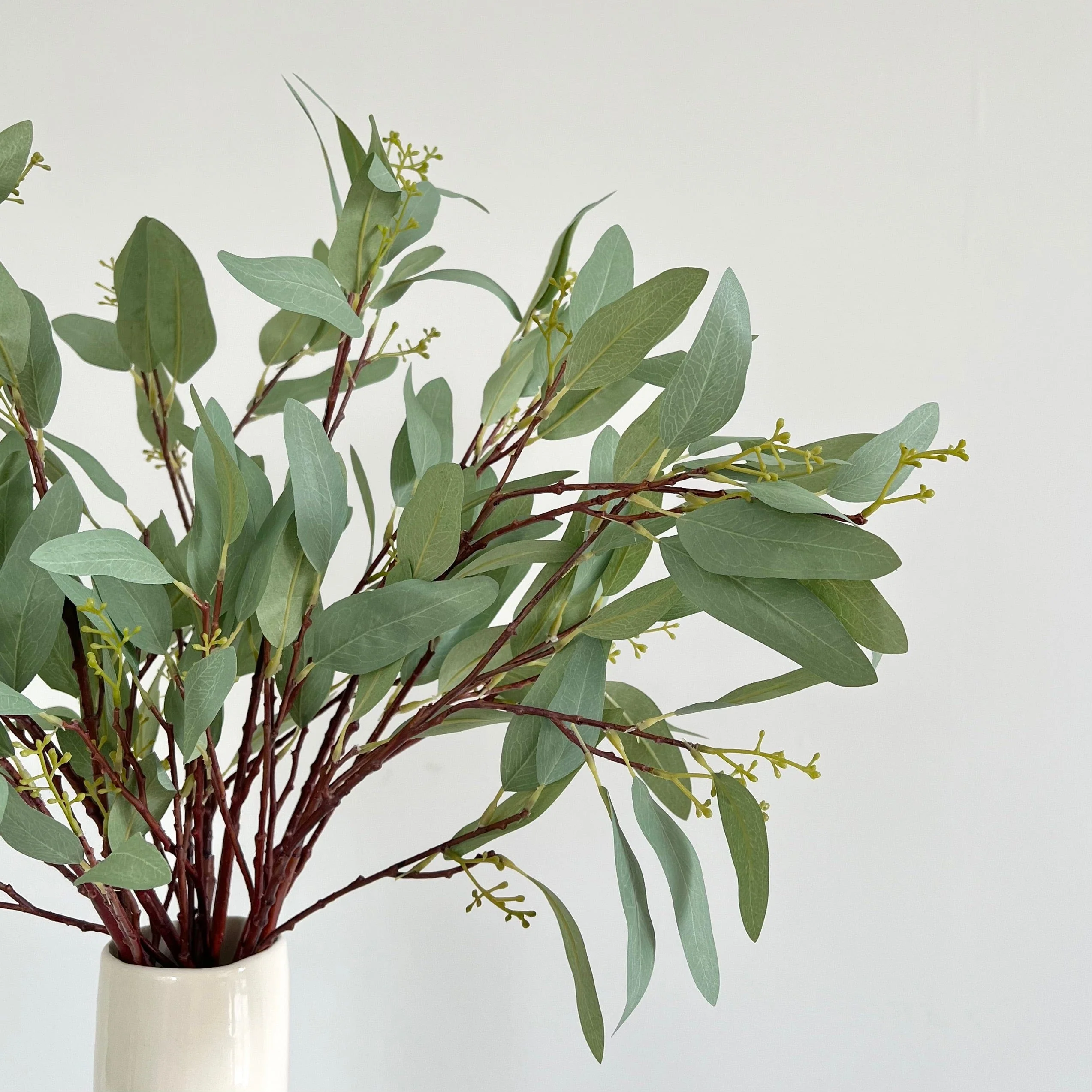 Artificial Green Willow Eucalyptus - Image 3