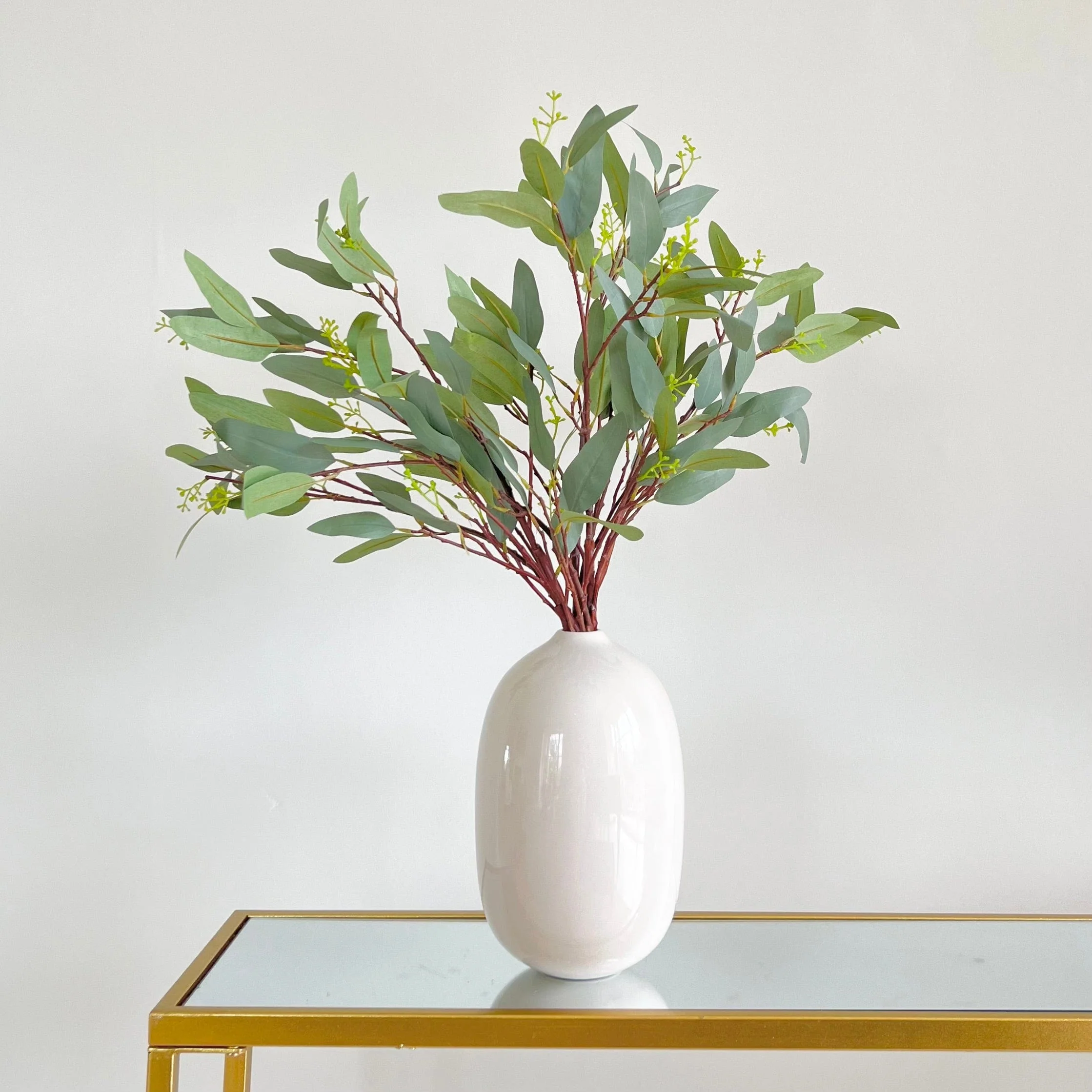 Artificial Green Willow Eucalyptus - Image 4