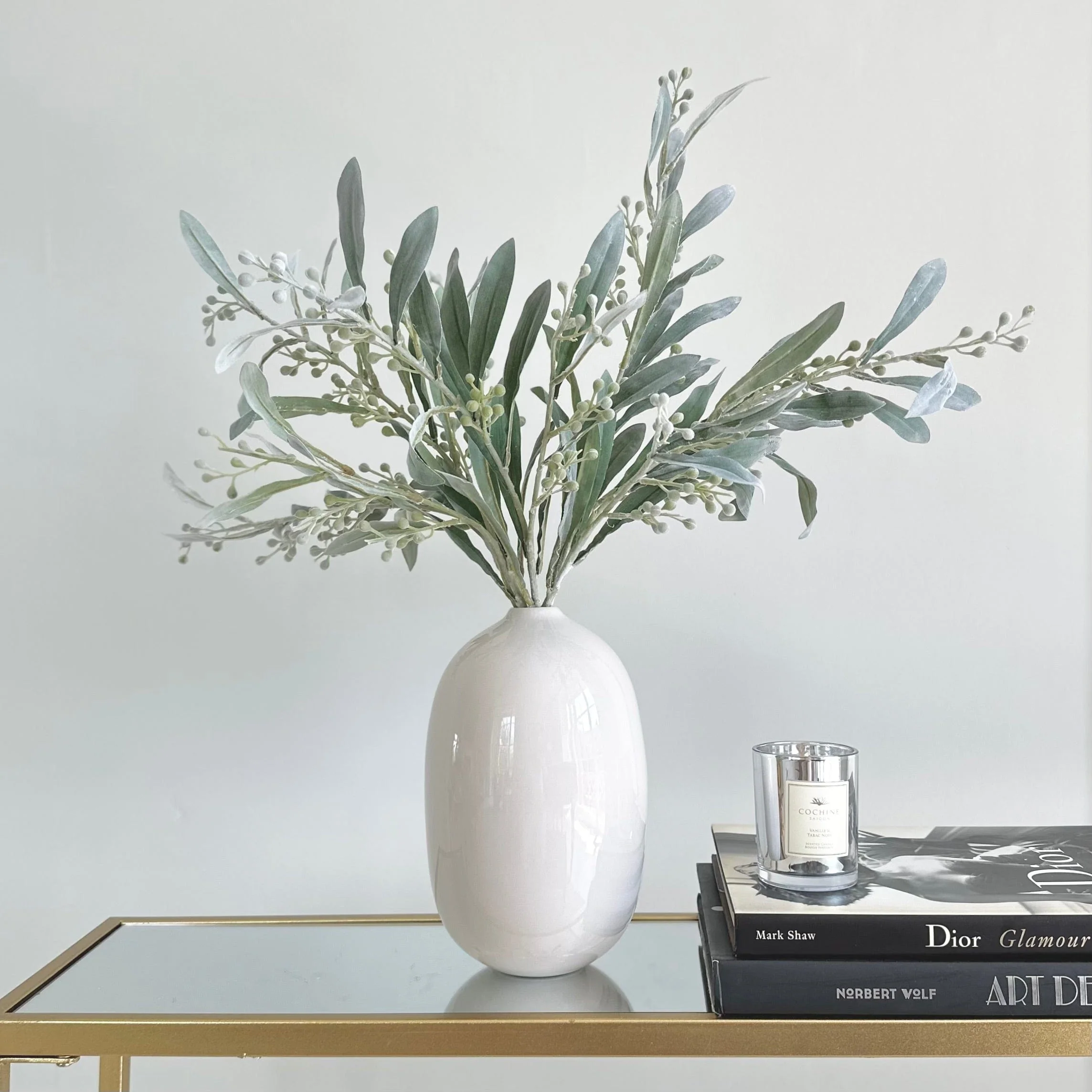 Artificial Silver & Grey Berries - Image 6