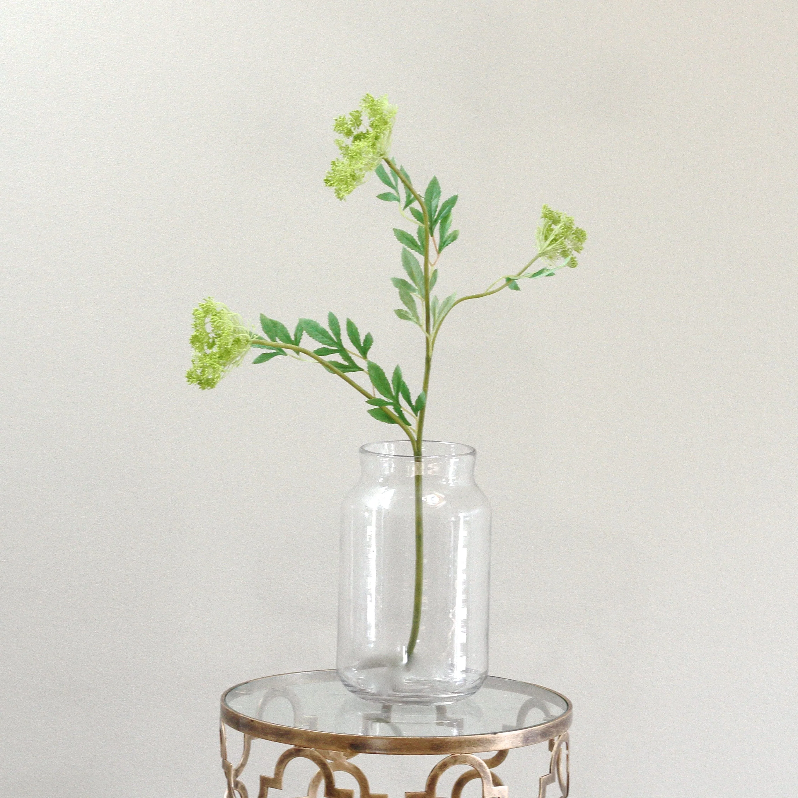 Clear Funnel Neck Vase - Large - Image 5