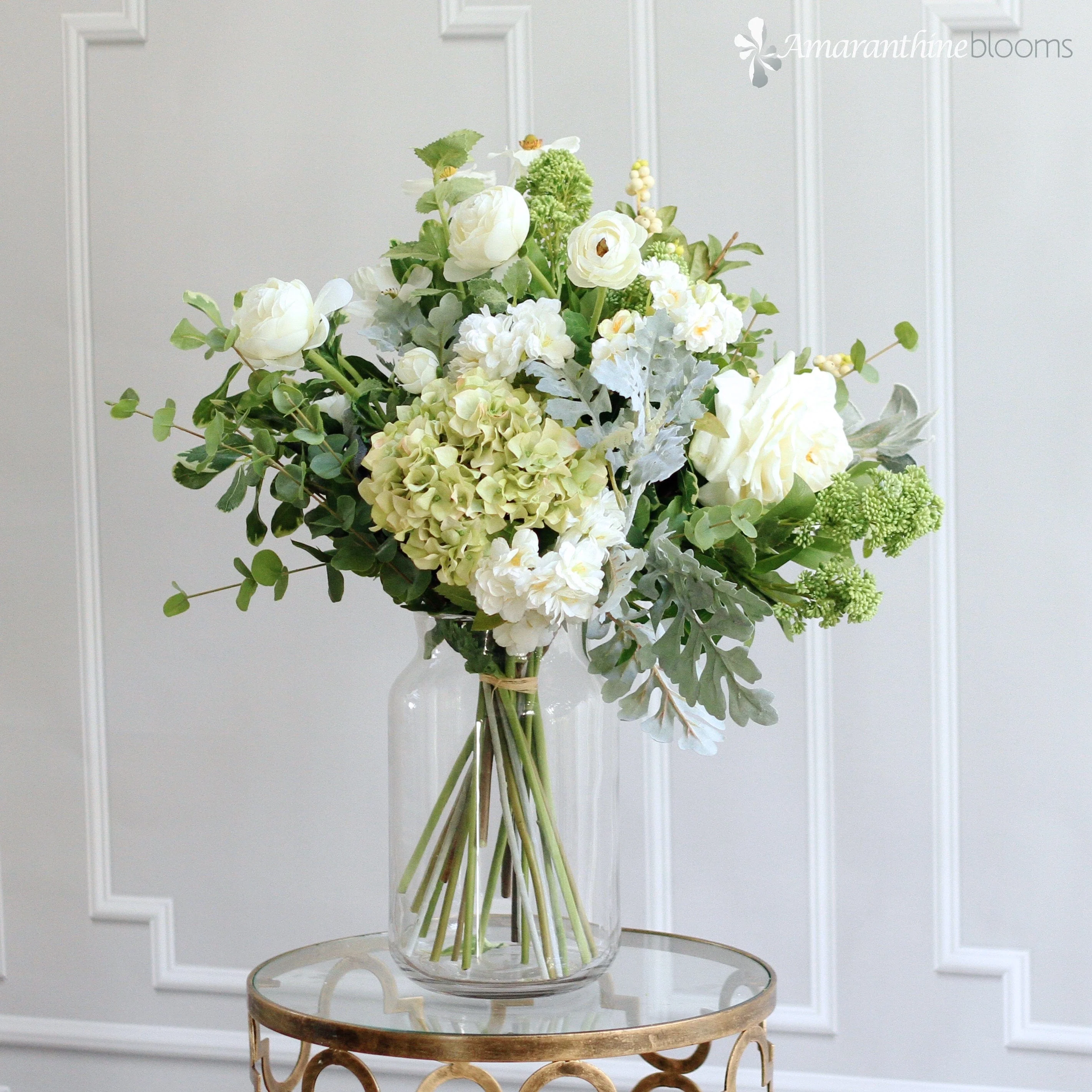 Clear Funnel Neck Vase - Medium - Image 5