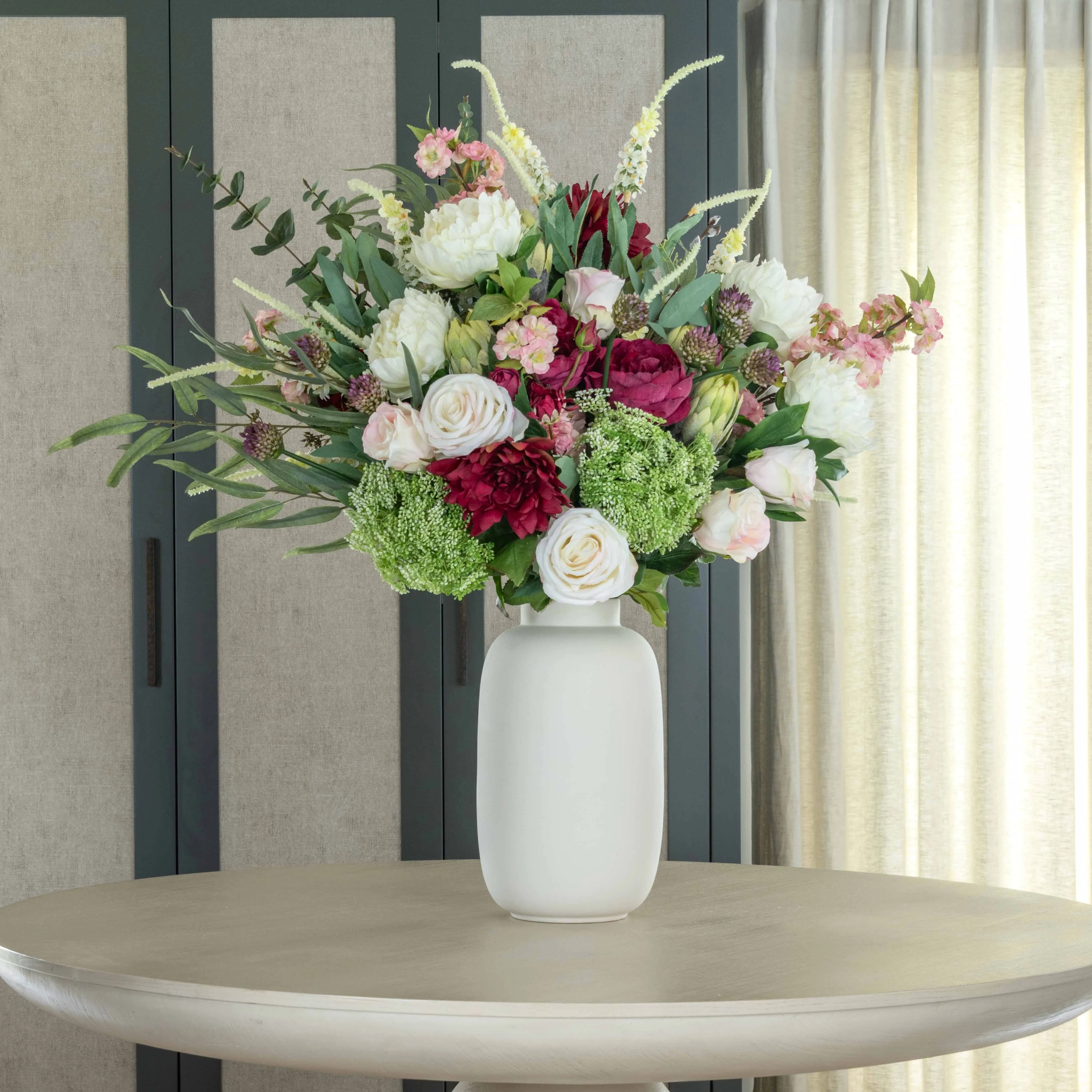 Mulberry Splendour Artificial Flower Arrangement - Image 4