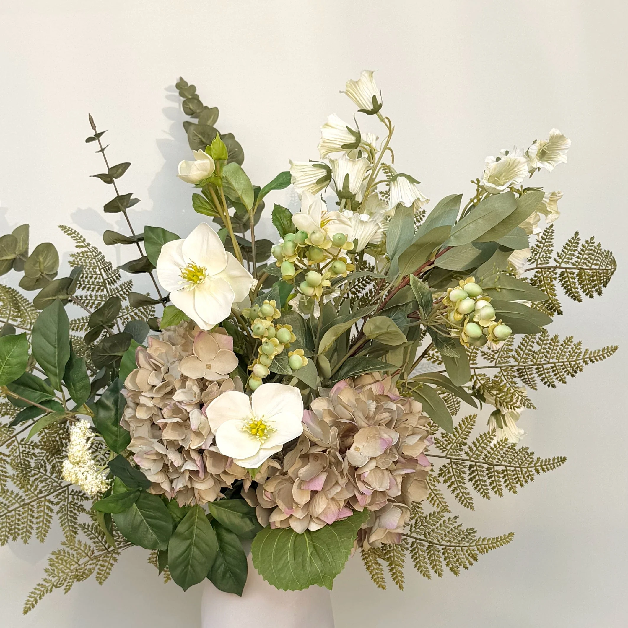 Born In November: Topaz Flower Bouquet & Vase Set - Image 2